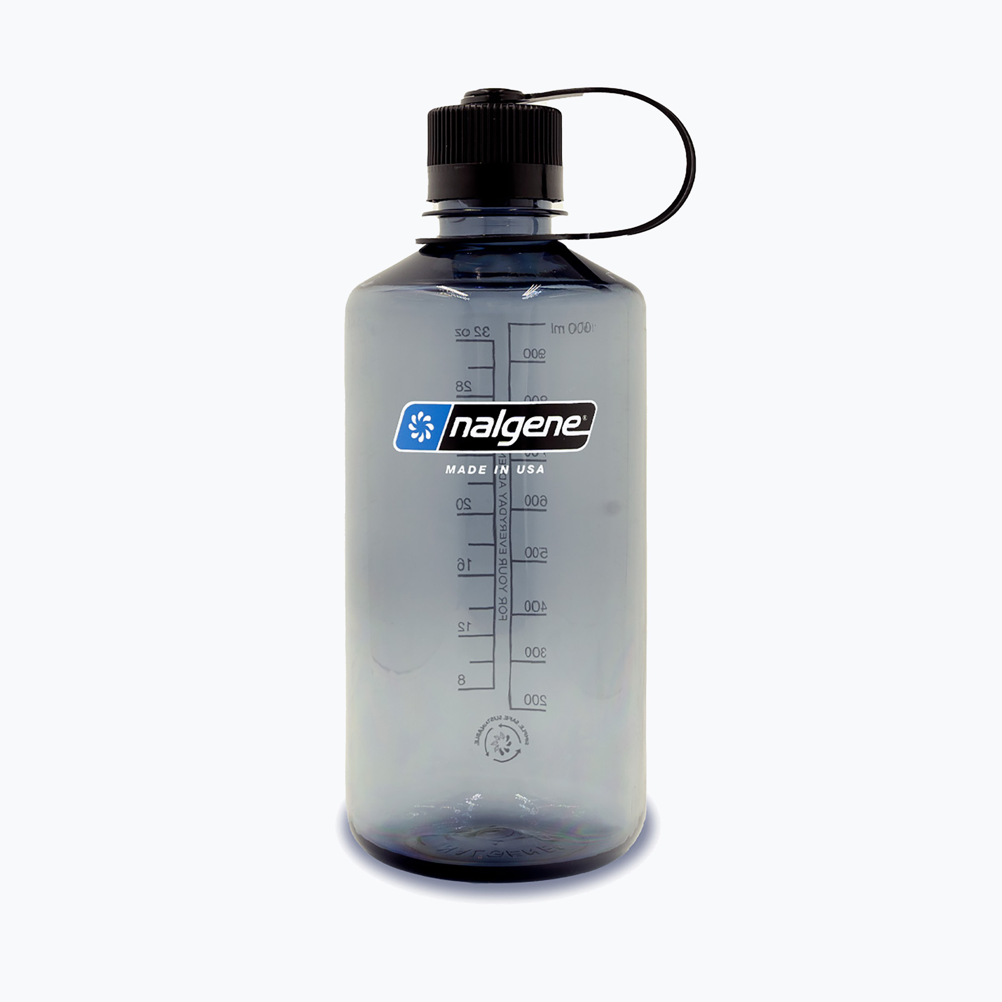 Туристическа бутилка Nalgene Narrow Mouth Sustain 1000 ml grey