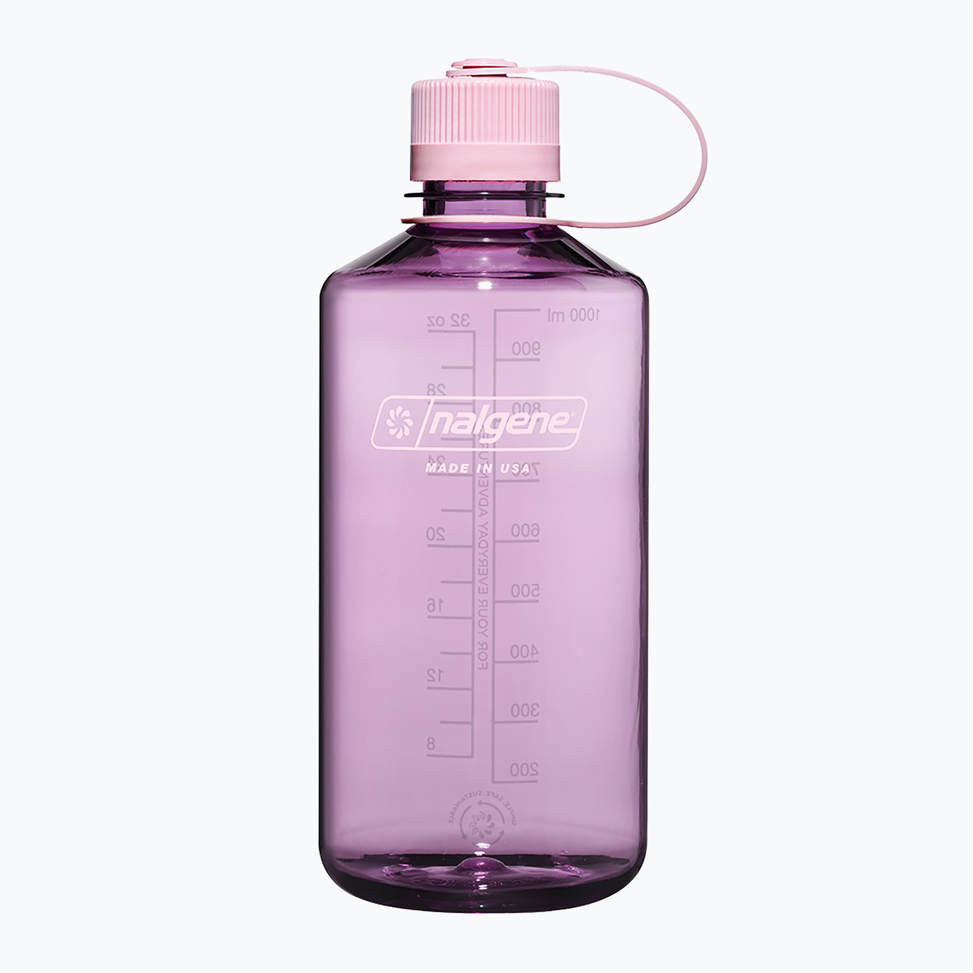 Turistická fľaša Nalgene Narrow Mouth 1000 ml cherry blossom