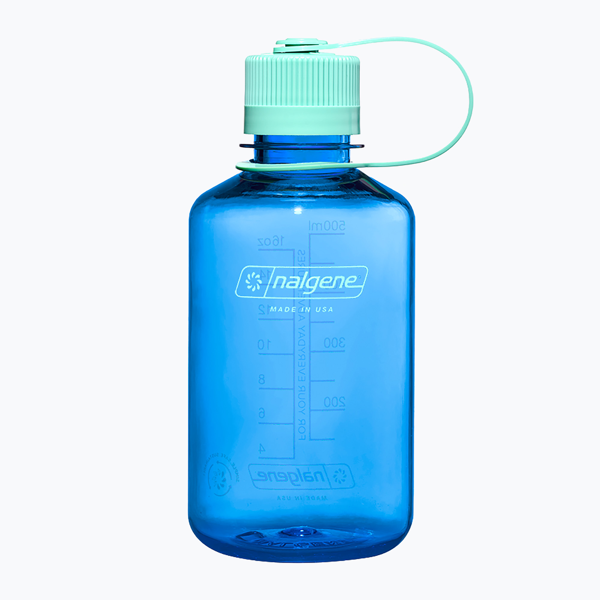 Туристическа бутилка Nalgene Narrow Mouth Sustain 500 ml cornflower