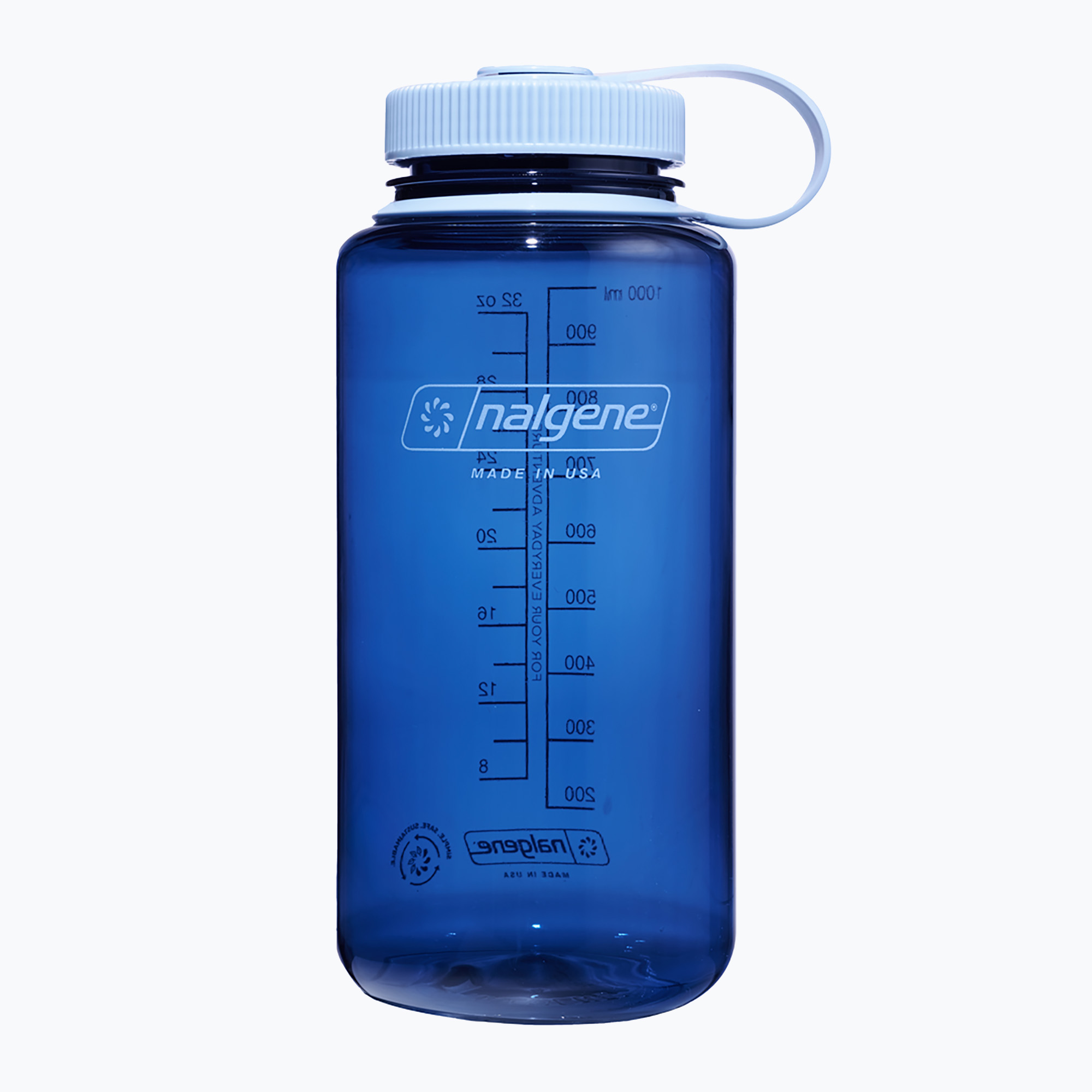 Туристическа бутилка Nalgene Wide Mouth Sustain 1000 ml indigo