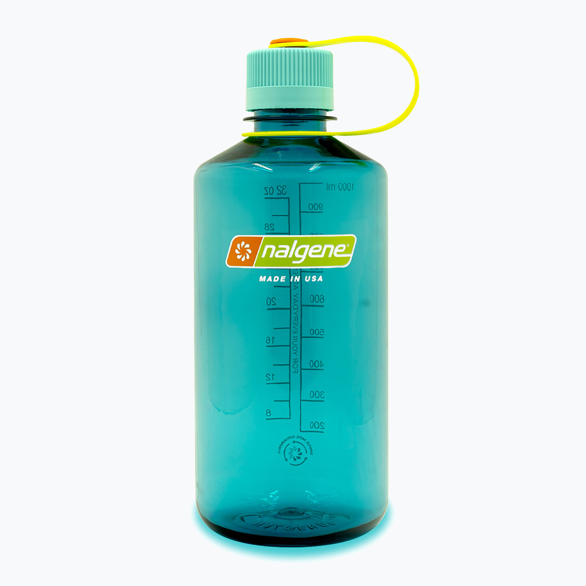 Туристическа бутилка Nalgene Narrow Mouth Sustain 1000 ml cerulean