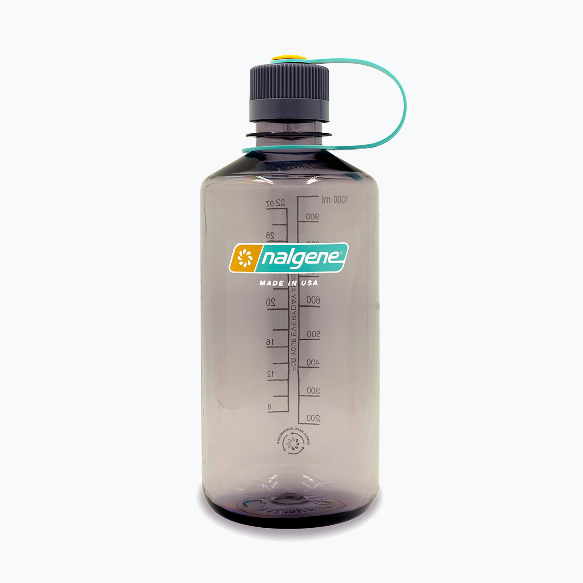 Туристическа бутилка Nalgene Narrow Mouth Sustain 1000 ml aubergine