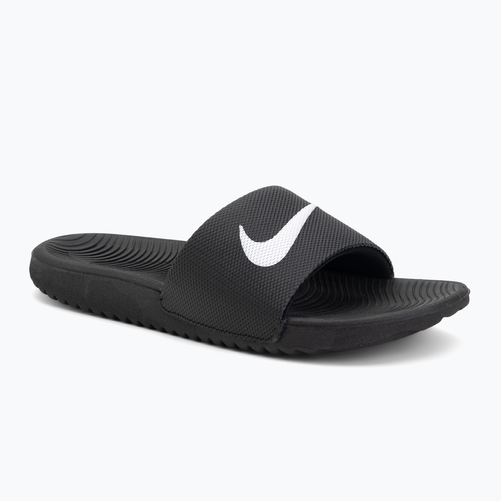 Klapki dziecięce Nike Kawa black/white