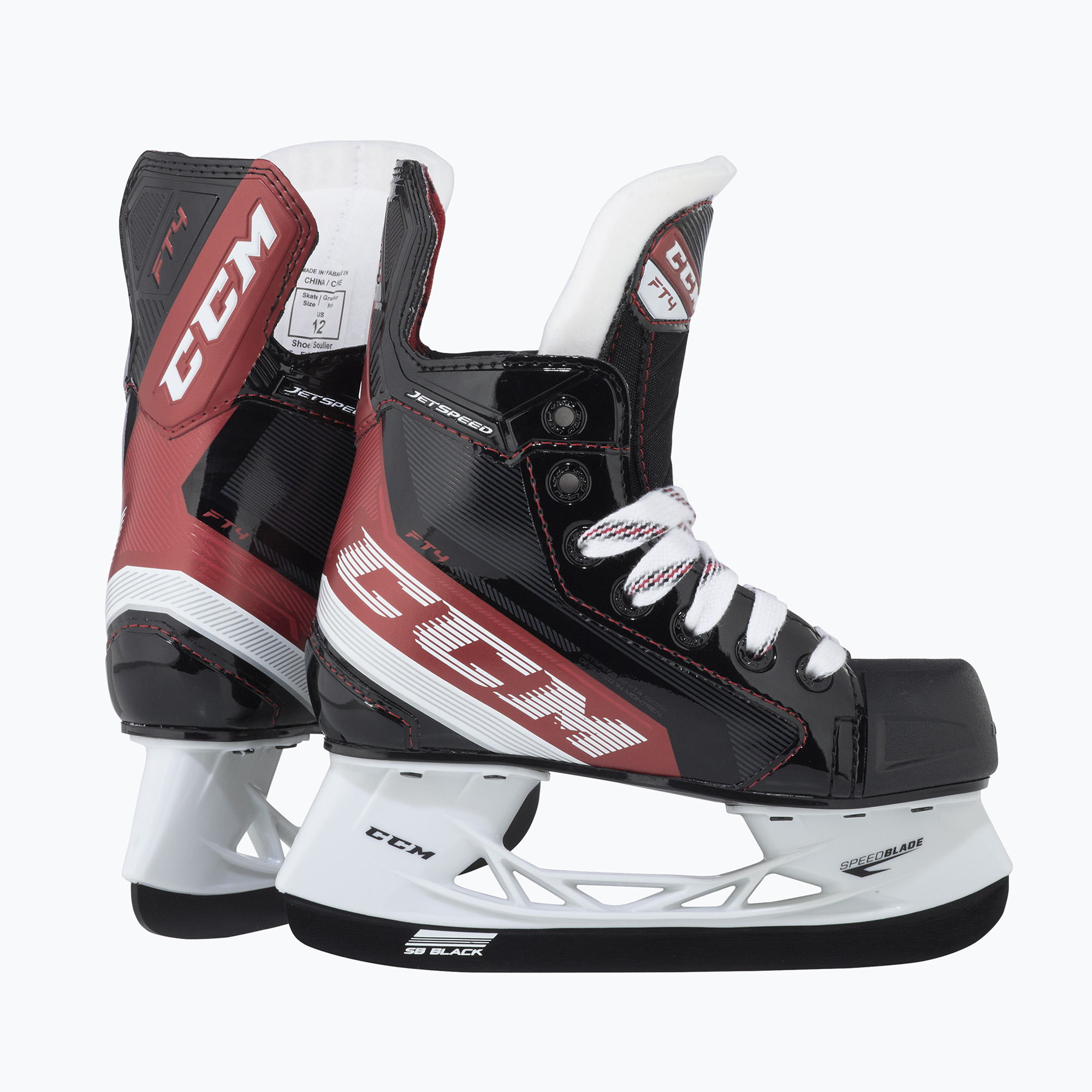 Детски хокейни кънки CCM JetSpeed FT JR Regular black