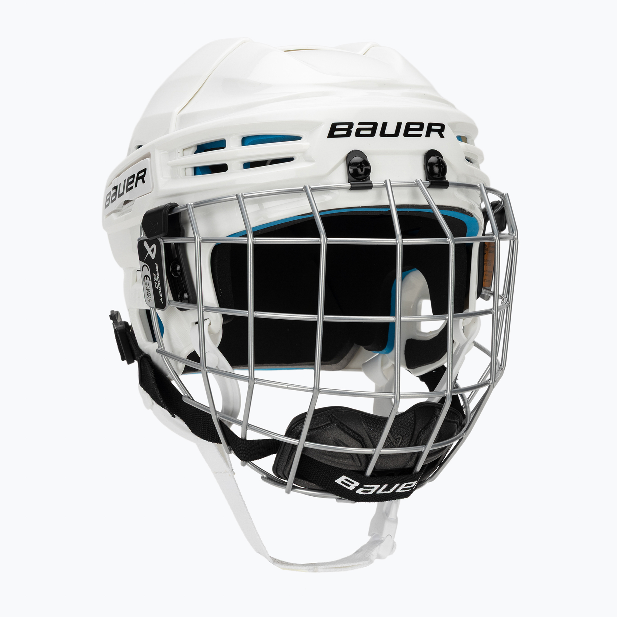 Детска хокейна каска Bauer Prodigy 2.0-Helmet-Combo white