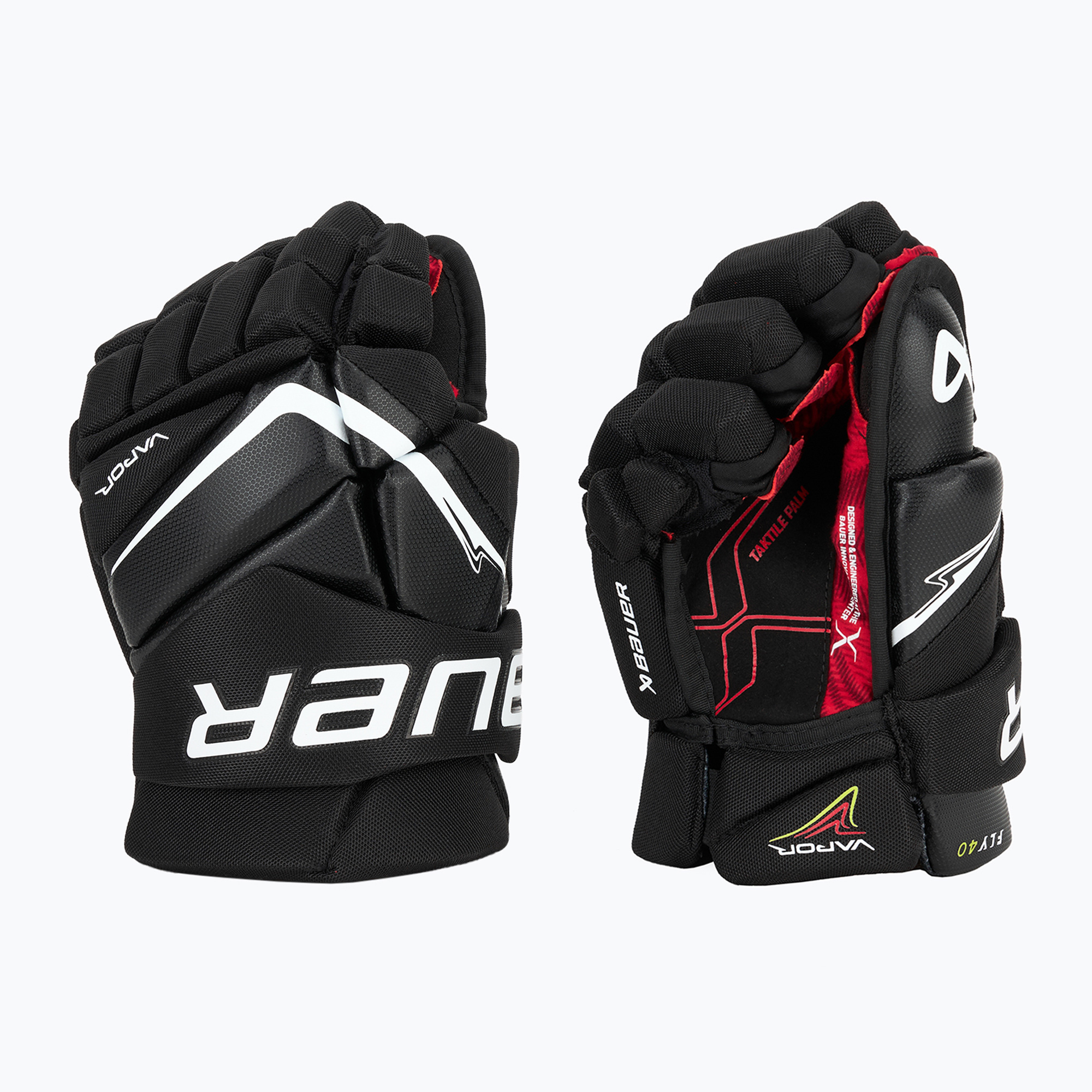 Hockey gloves Bauer Vapor Fly40 Int black/white (12'')