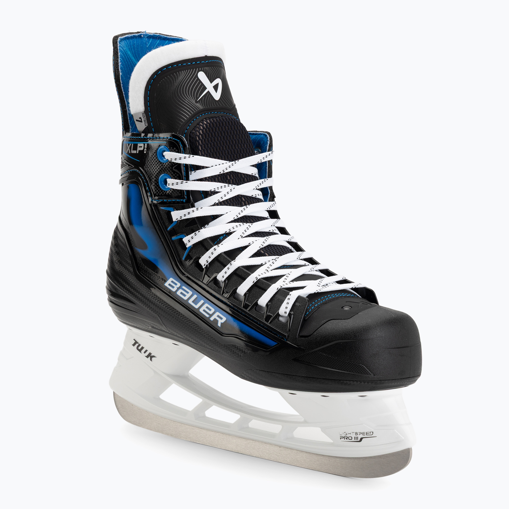 Мъжки хокейни кънки Bauer X-Lp 2.0 Skate-Sr black/blue