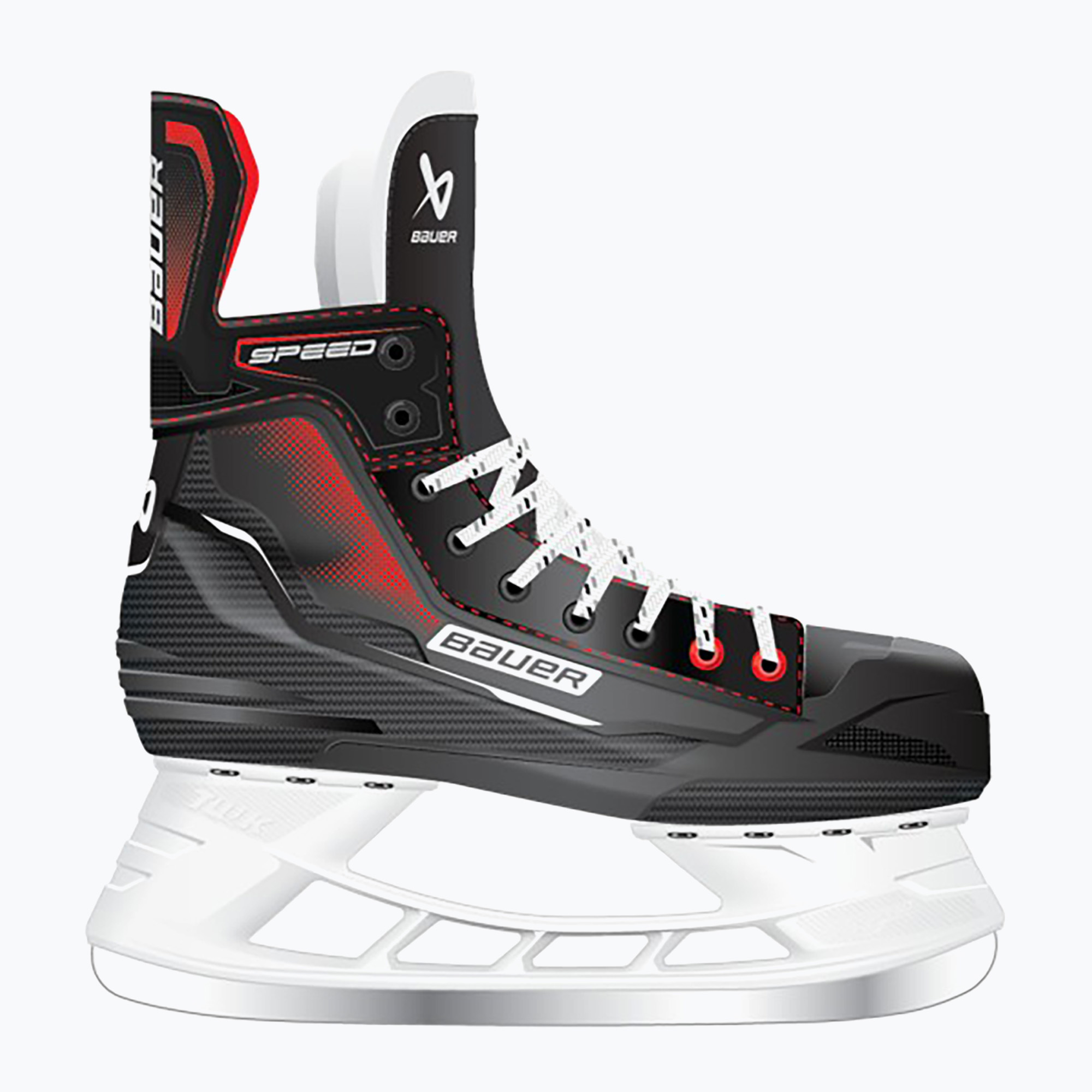 Мъжки хокейни кънки Bauer Speed Skate-Sr black/red