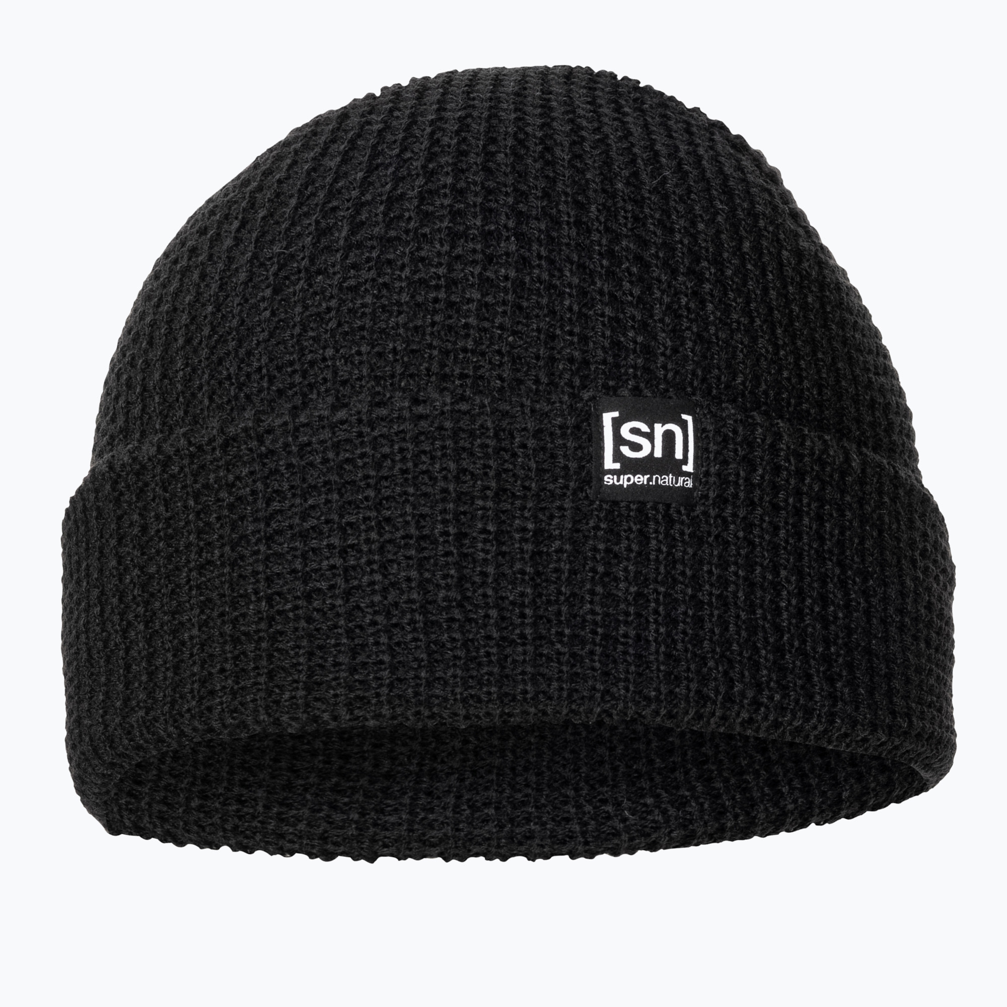 Zimná čiapka super.natural City Beanie jet black