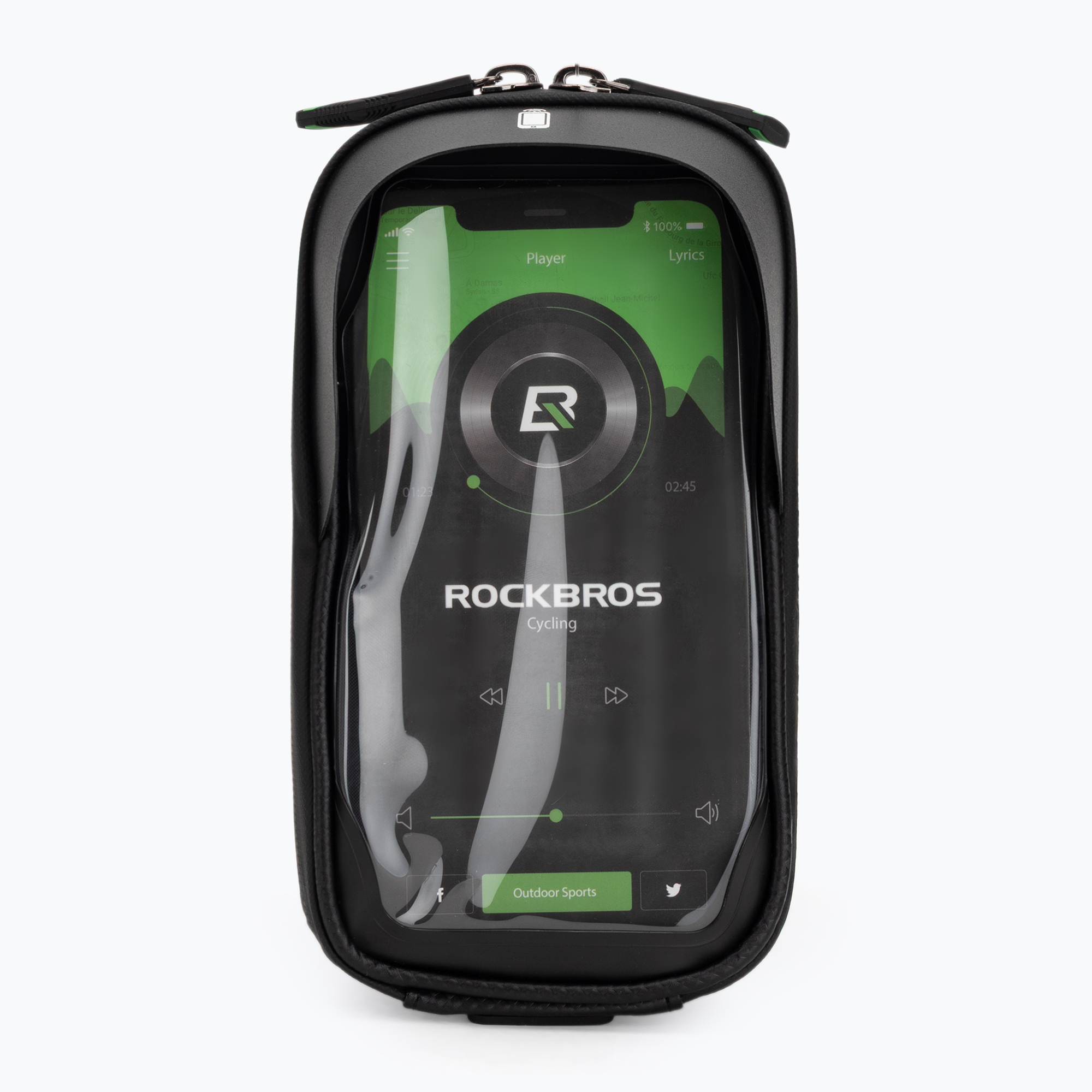 Чанта за велосипедна рамка Rockbros 010-4BK Bike Front Bag black