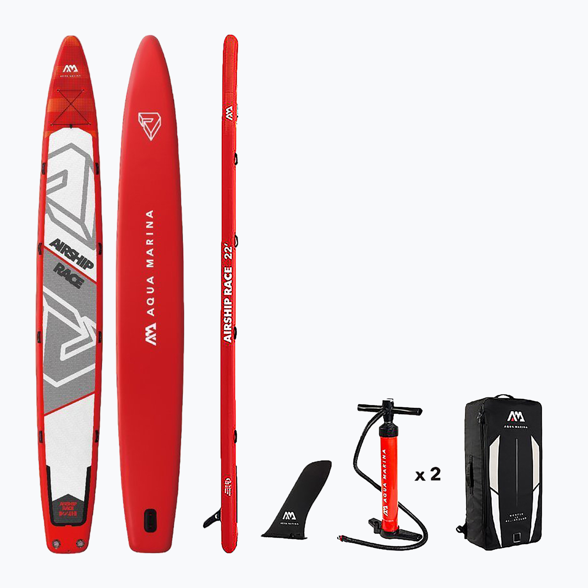 Zestaw deska SUP pompowana Aqua Marina Airship Race 22'0