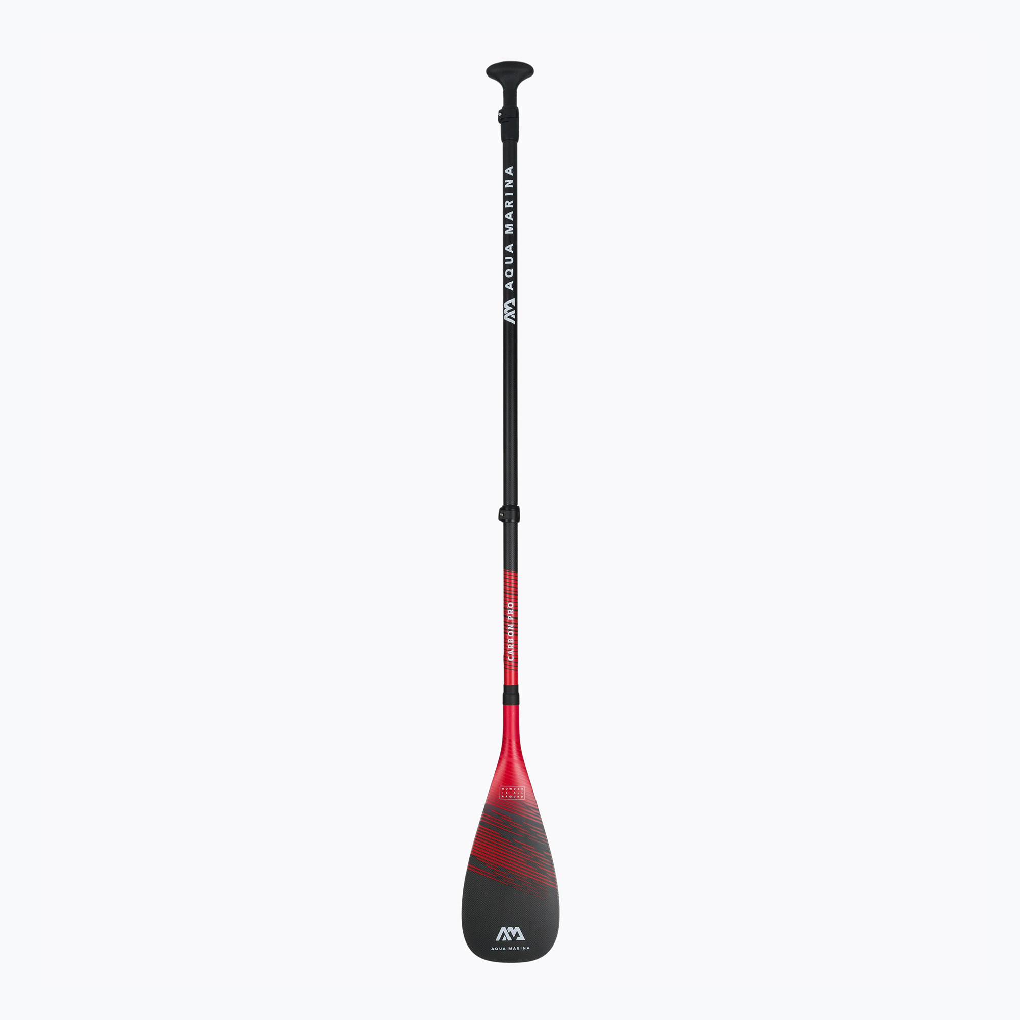 Aqua Marina CARBON PRO 3 части SUP гребло черно/червено B0303015