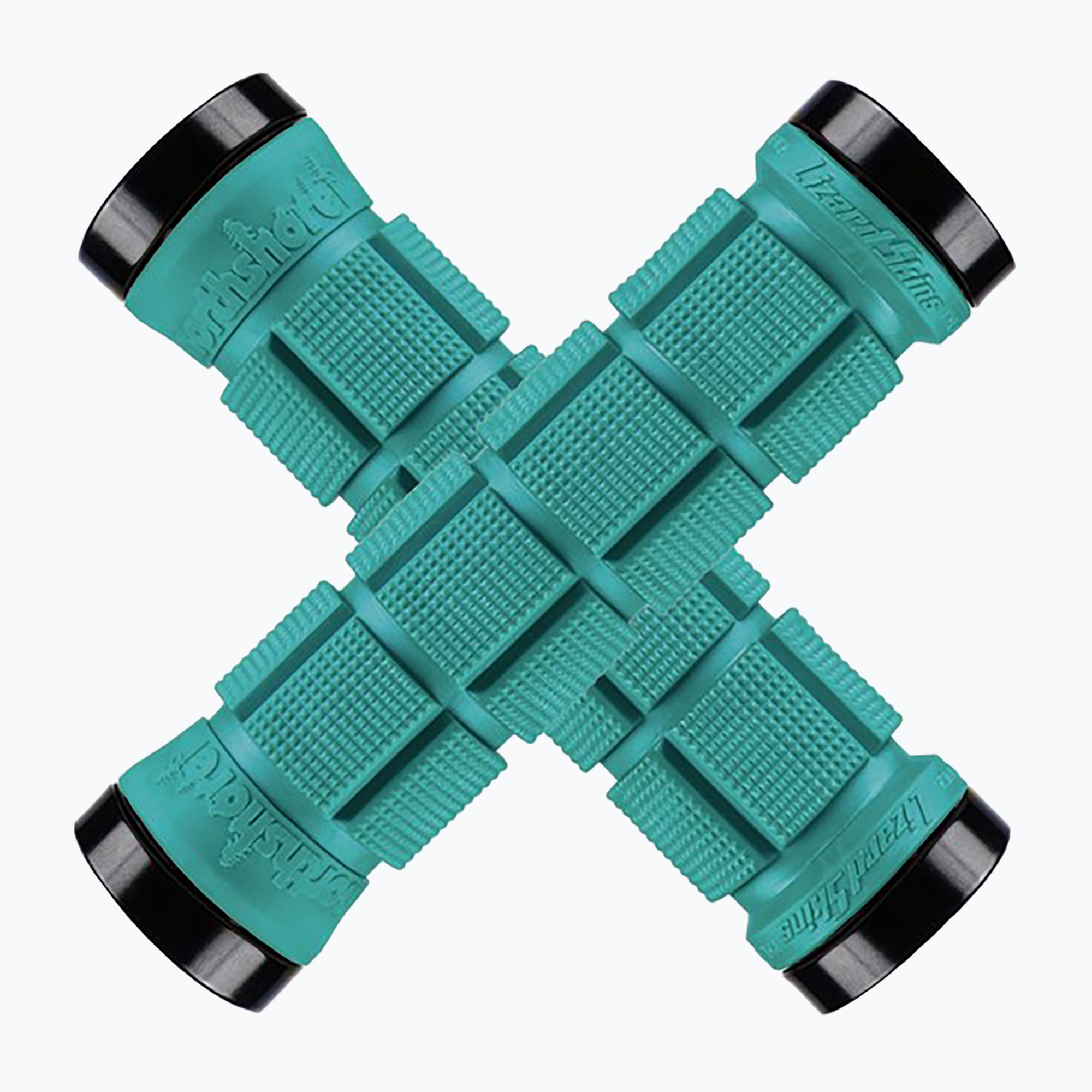 Lizard Skins Dual-Clamp Northshor teal handlebar grips
