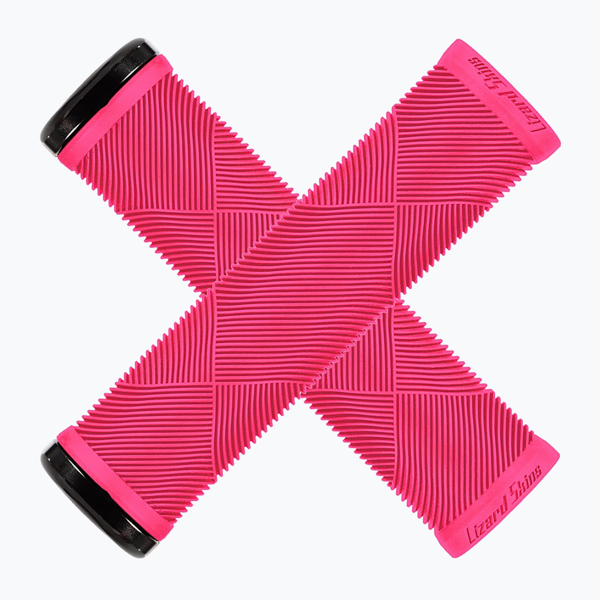 Lizard Skins Single-Clamp Strata handlebar grips neon pink