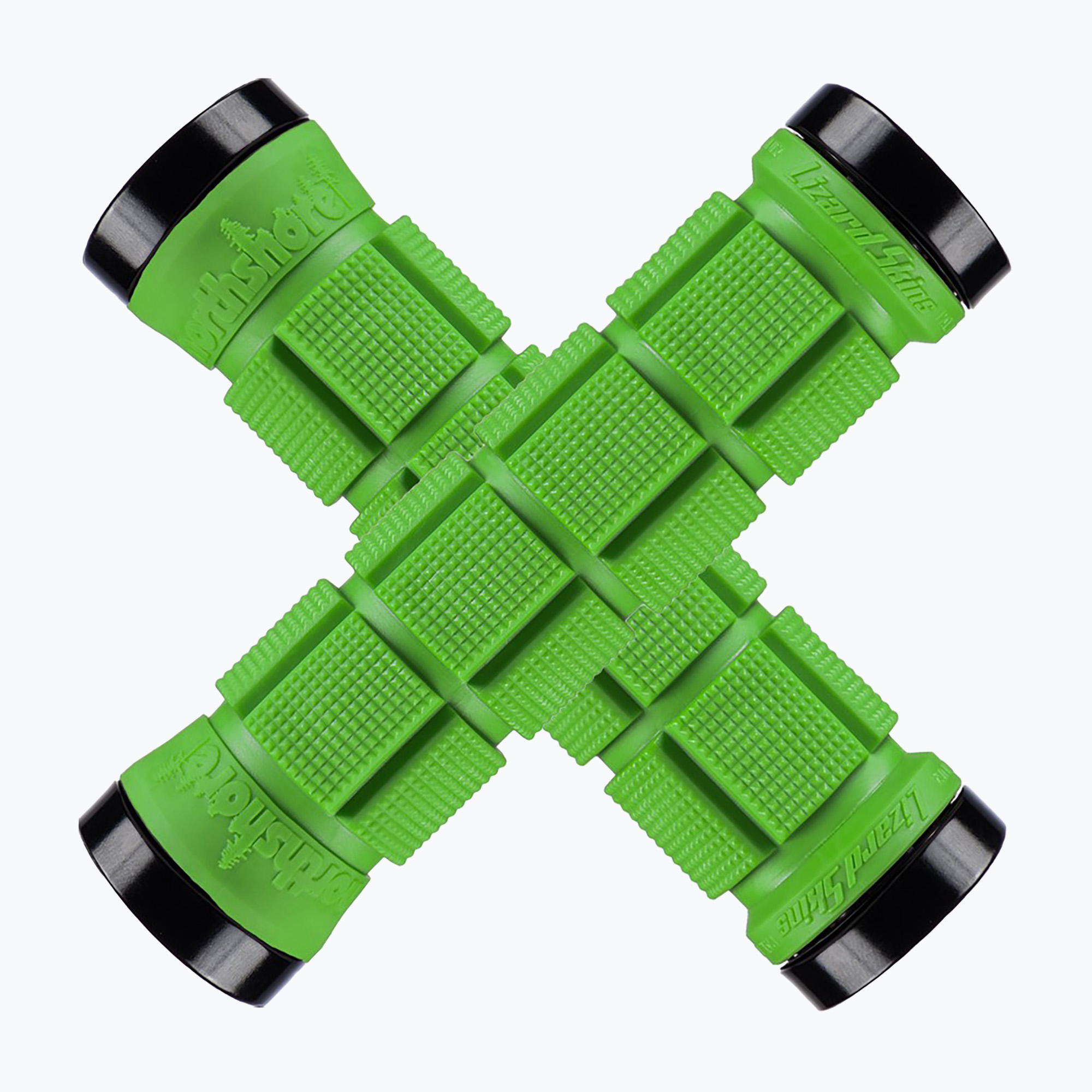 Ръкохватки за кормило Lizard Skins Dual-Clamp Northshore lime green