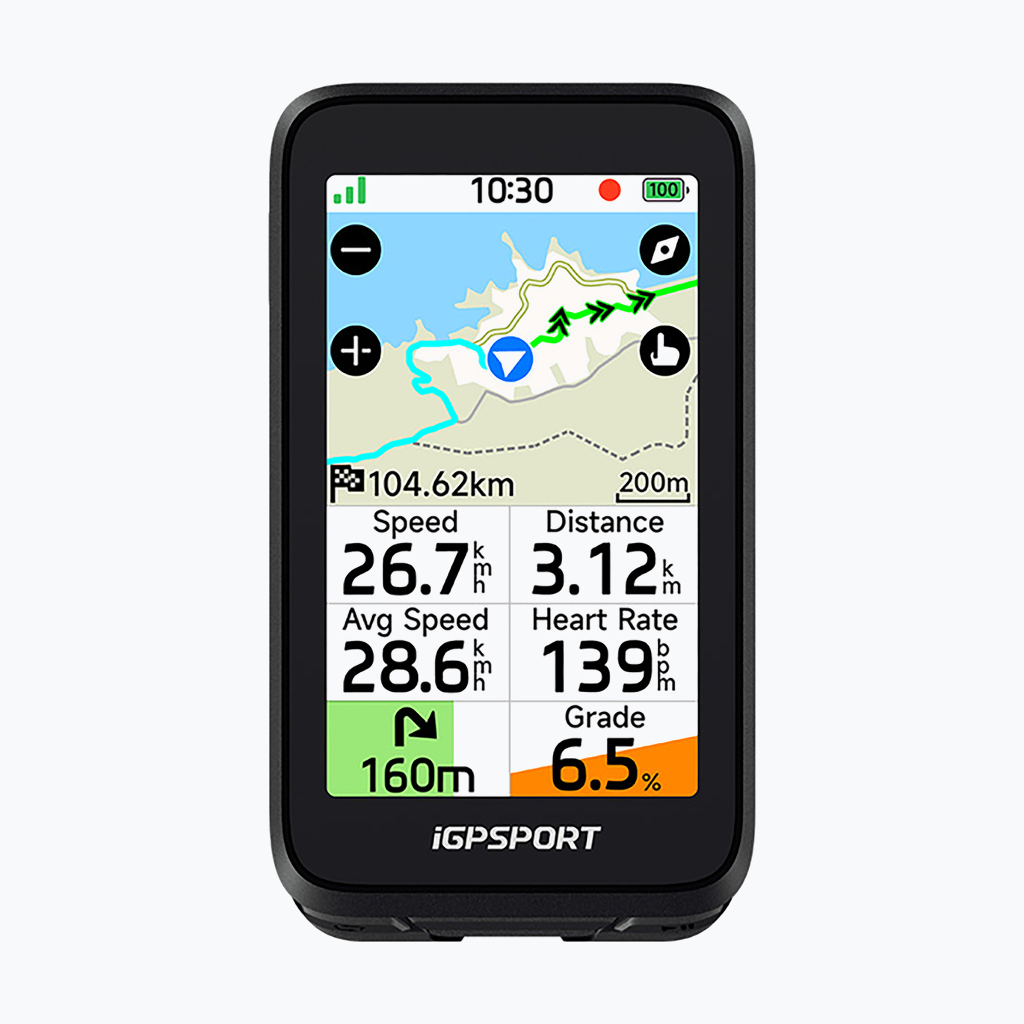 Велонавигация iGPSPORT BiNavi Air black