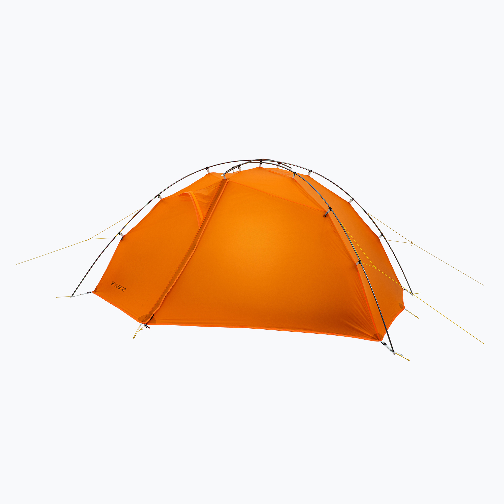 Палатка за къмпинг 2-местна 3F UL Taiji 2P 210T Orange