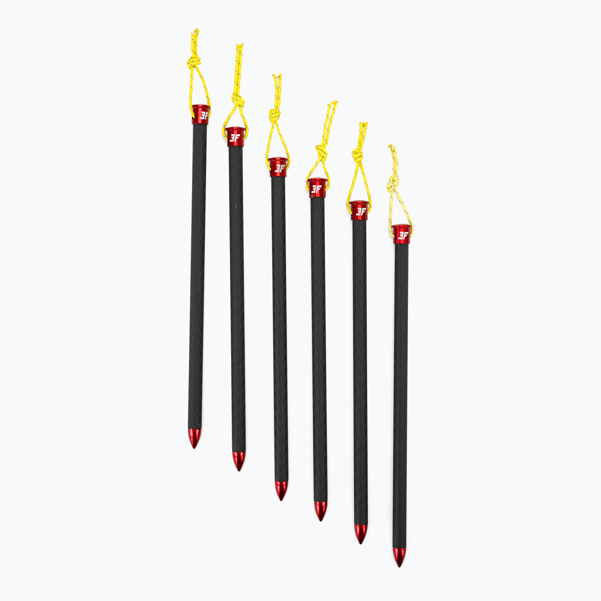 Cuie pentru cort 3F UL Carbon Long Black