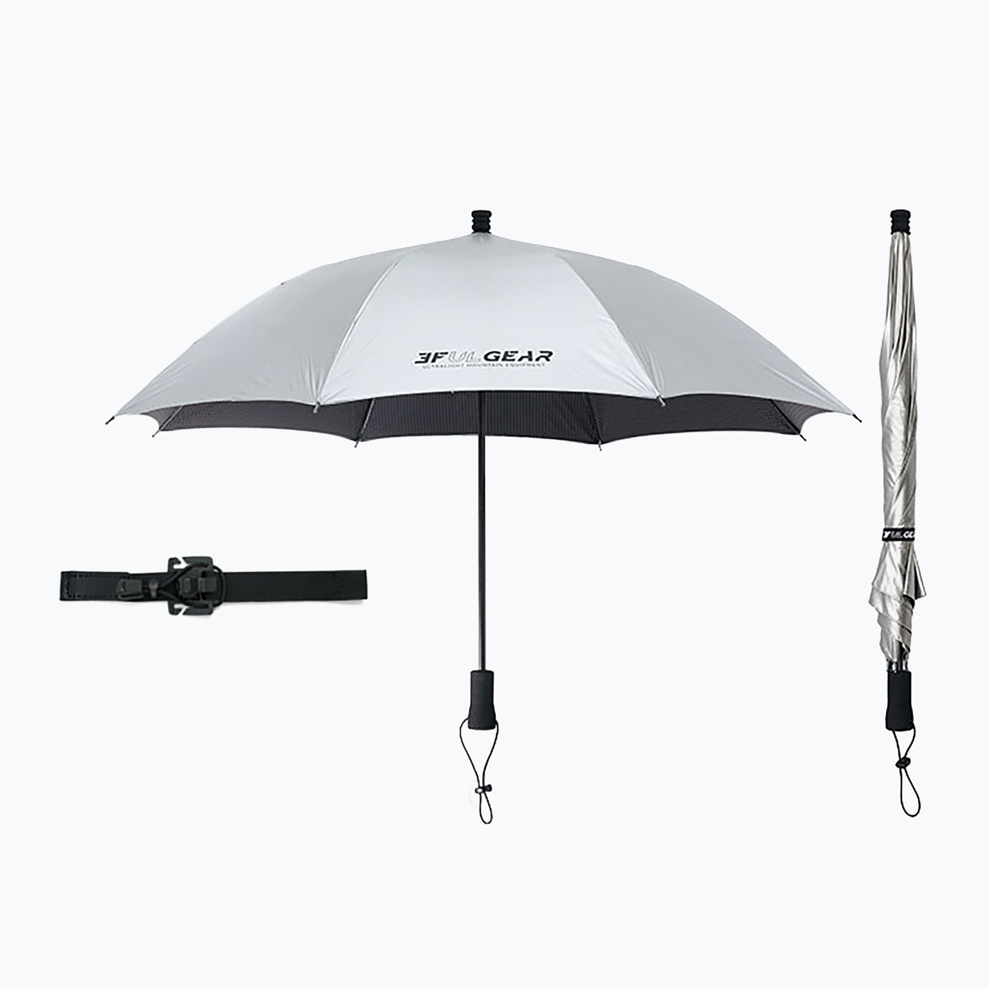 Umbrelă de drumeție 3F UL Trekking Umbrella Silver