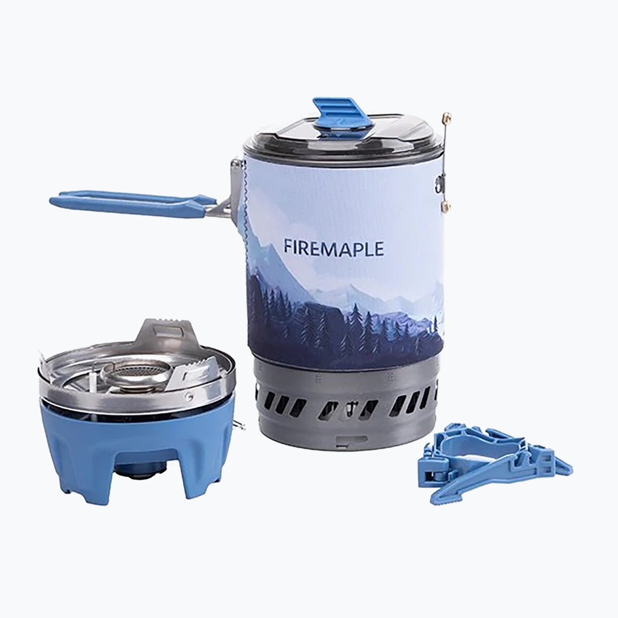 Kuchenka turystyczna Fire-Maple FMS-X5 Polaris Cooking System + Garnek blue 