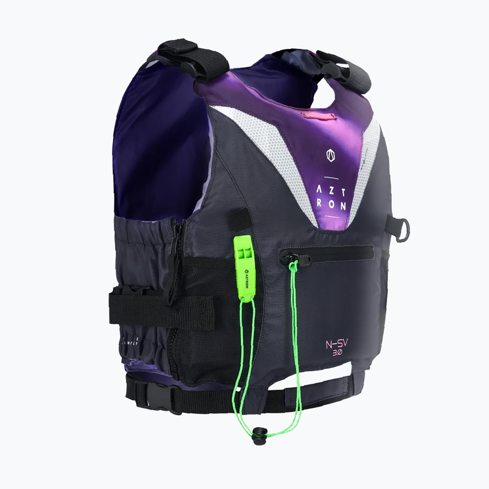 Aztron N-SV 3.0 Nylon black/radiant purple дамска предпазна жилетка