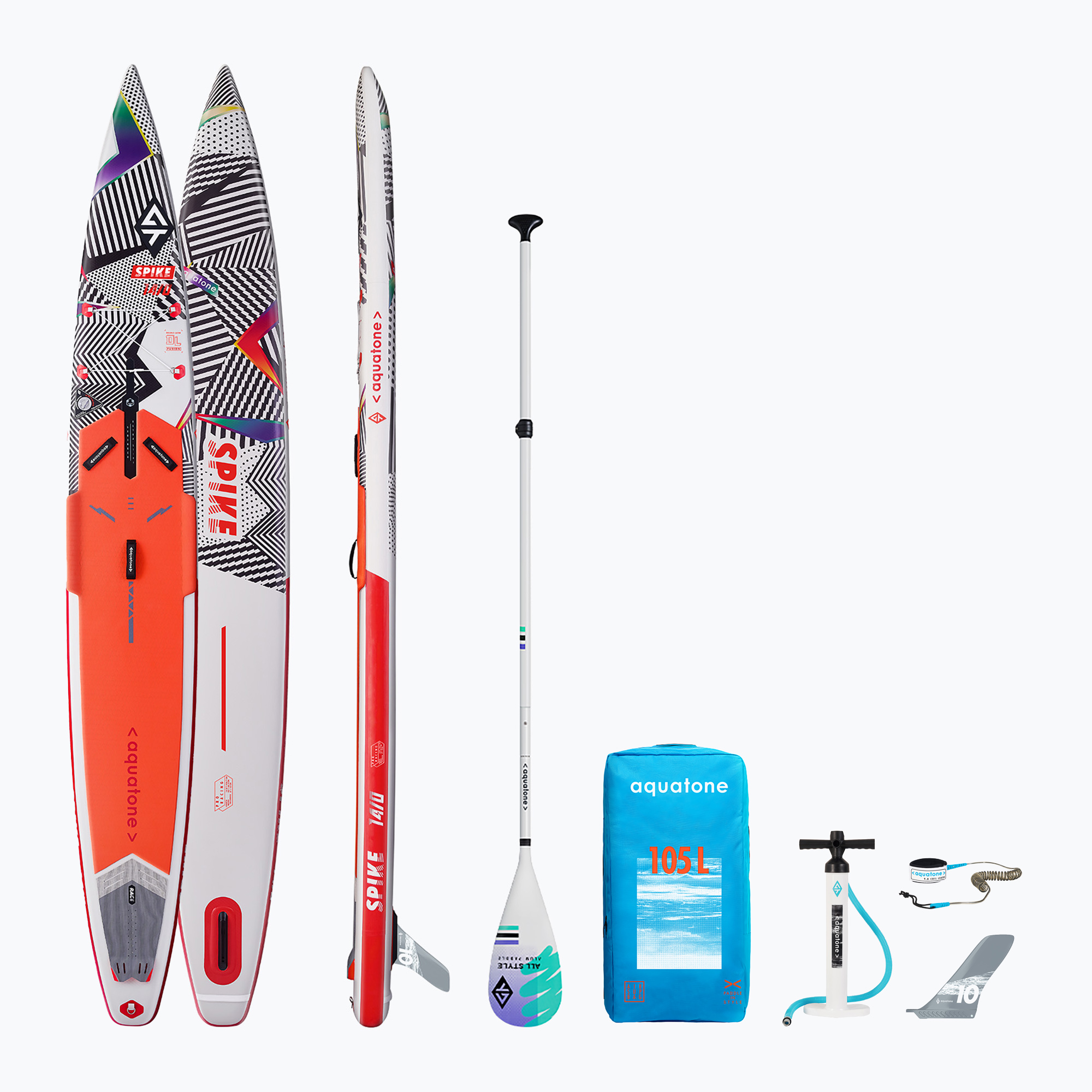 Zestaw deska SUP pompowana Aquatone Spike 14'0