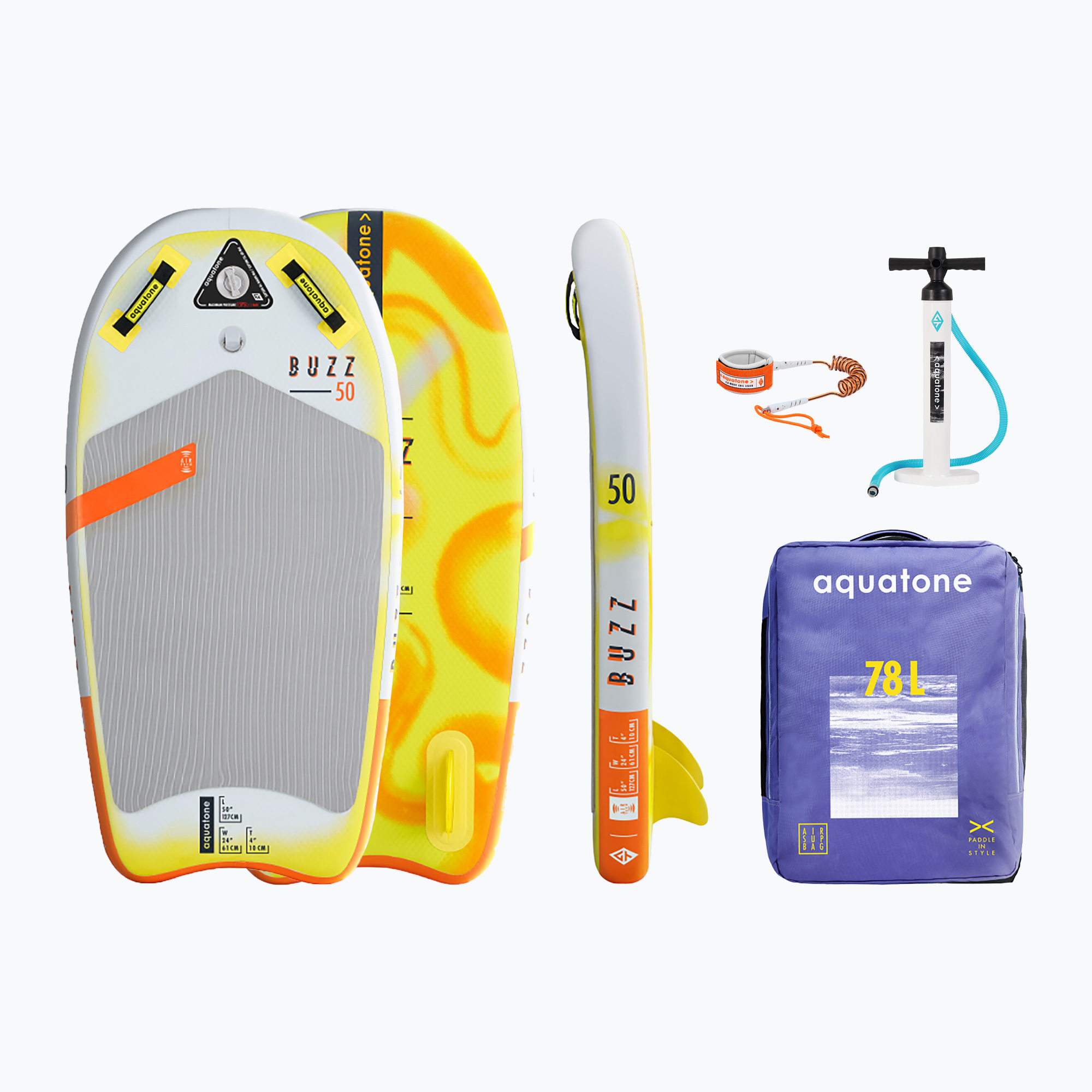 Deska bodyboard Aquatone Buzz 50