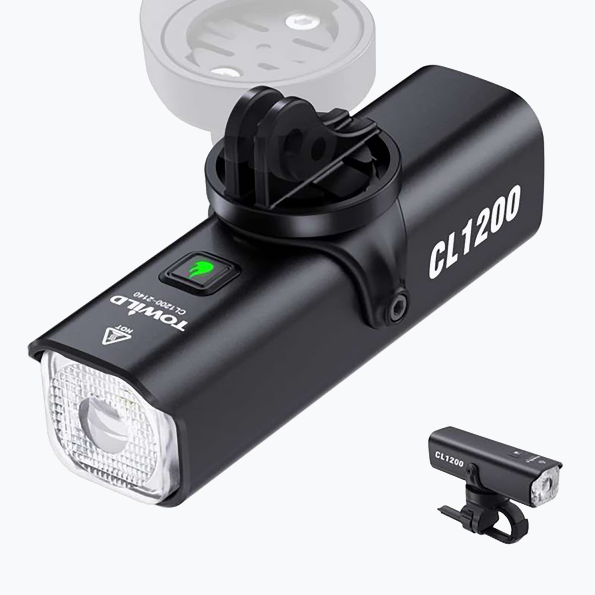 Преден велосипеден фар Towild CL1200 black