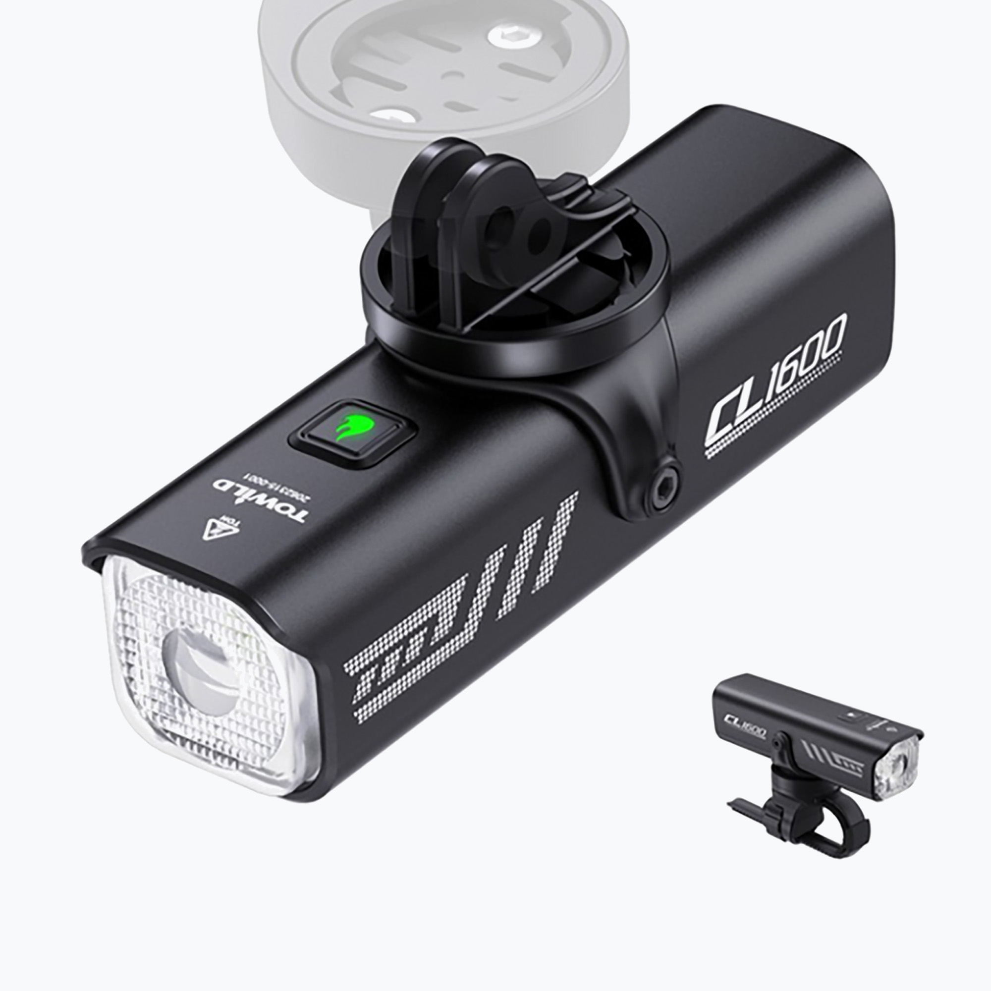 Преден велосипеден фар Towild CL1600 black