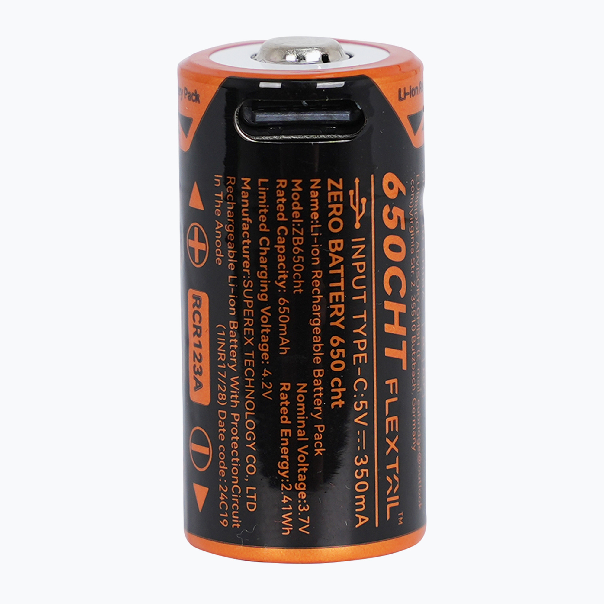 Акумулатор/Батерия FLEXTAIL Zero 650 Cht orange