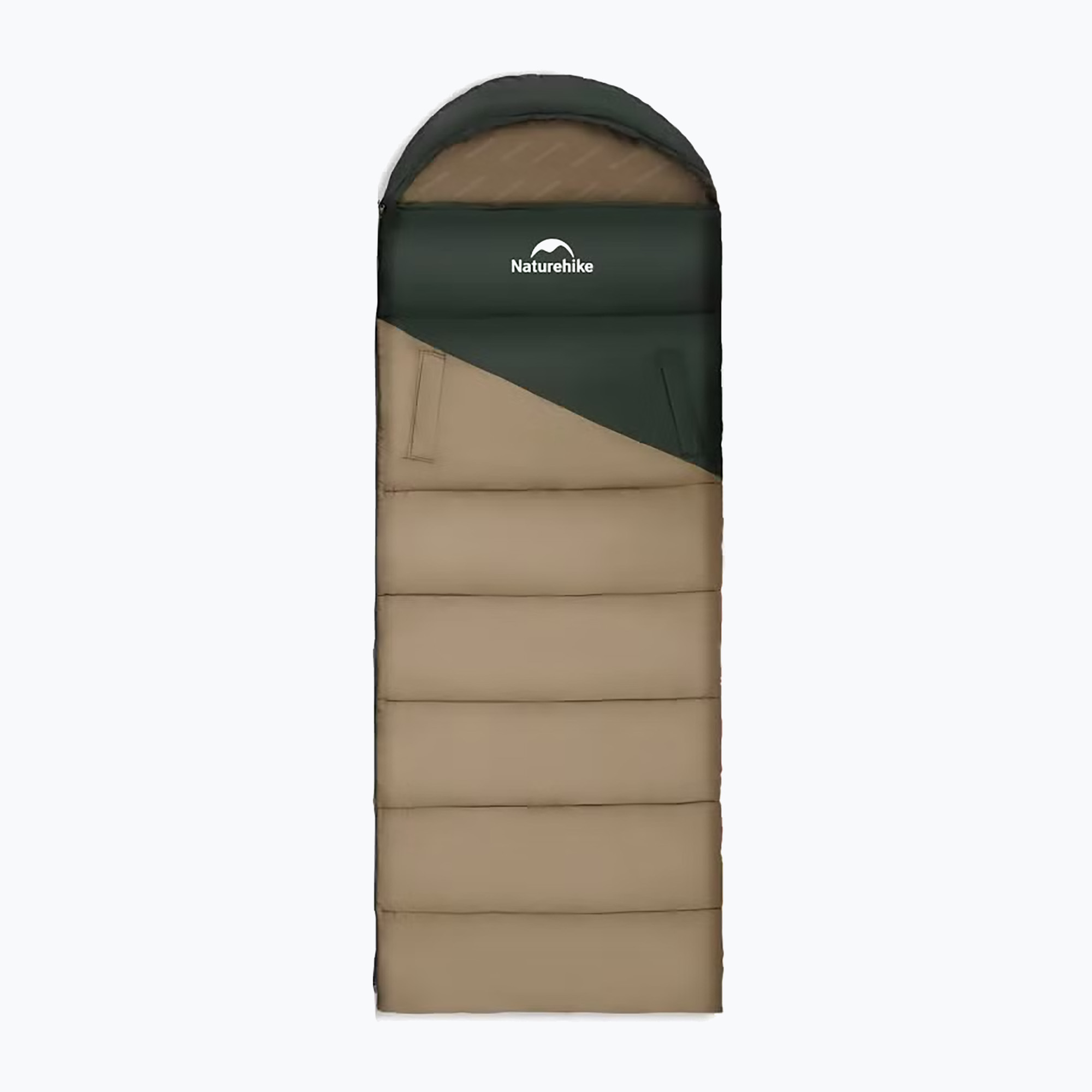 Sac de dormit Naturehike U450 Sunny Day Right dark green/brown