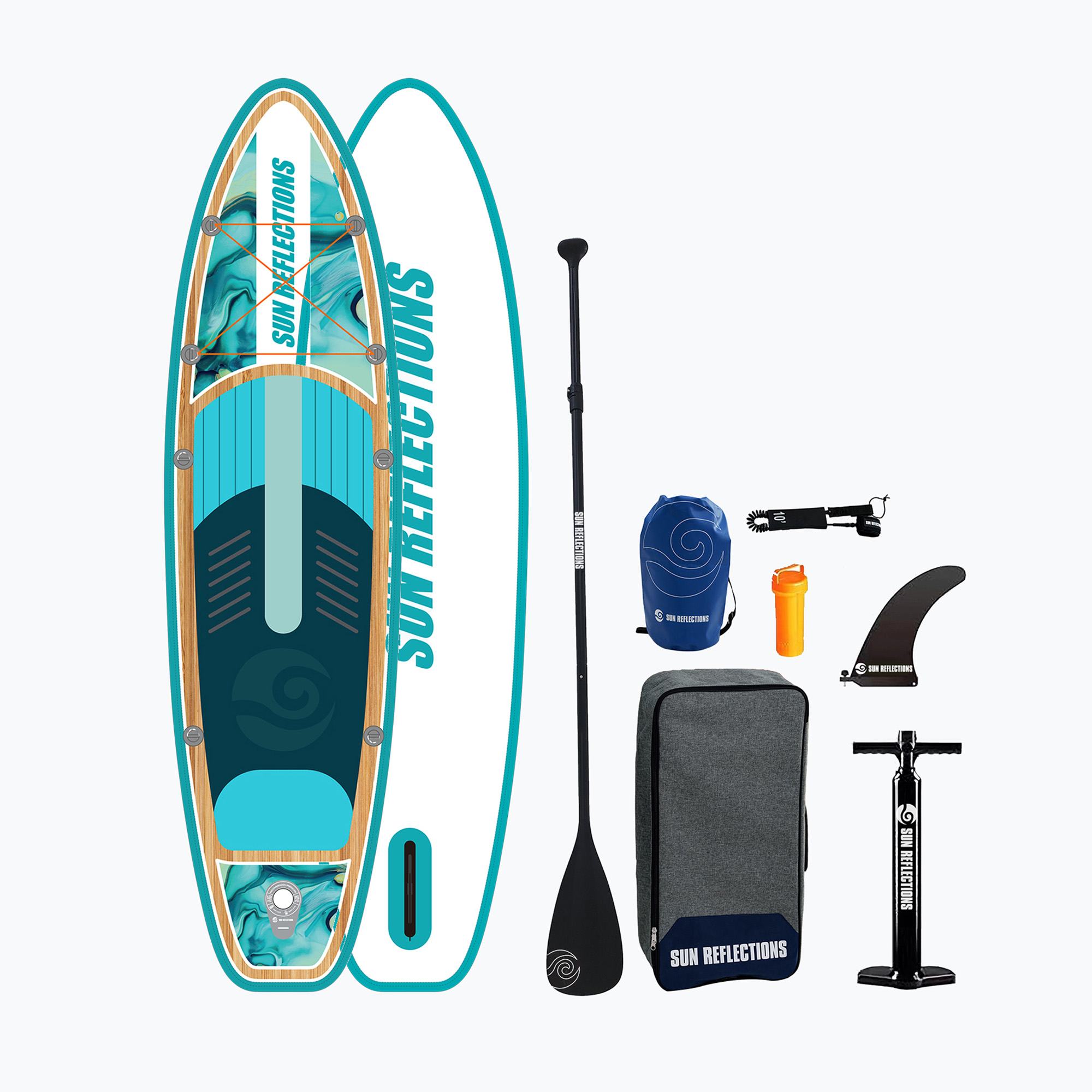 Zestaw deska SUP pompowana Sun Reflections S Minicombo 9'4