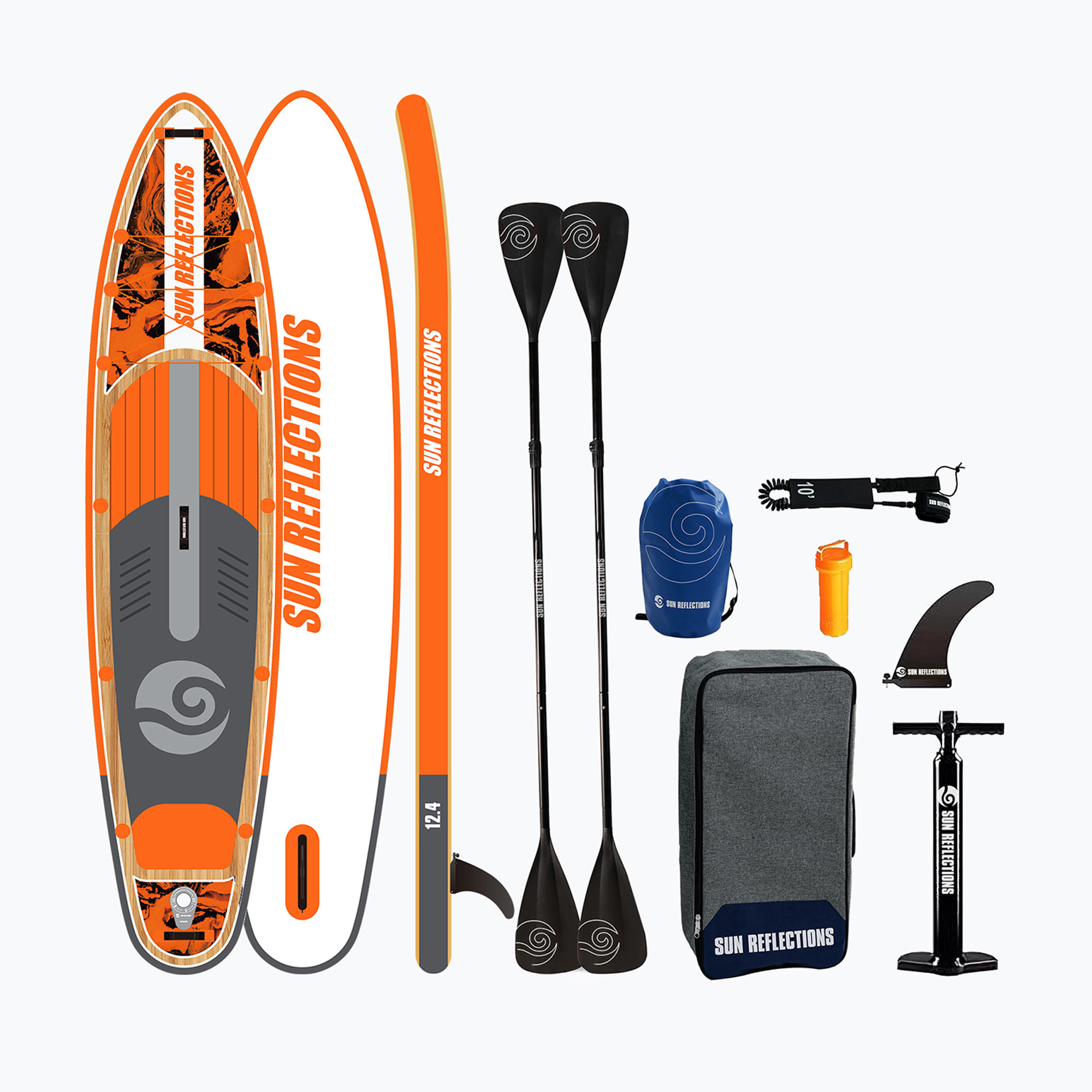 Zestaw deska SUP pompowana Sun Reflections Multi Minicombo 12'4