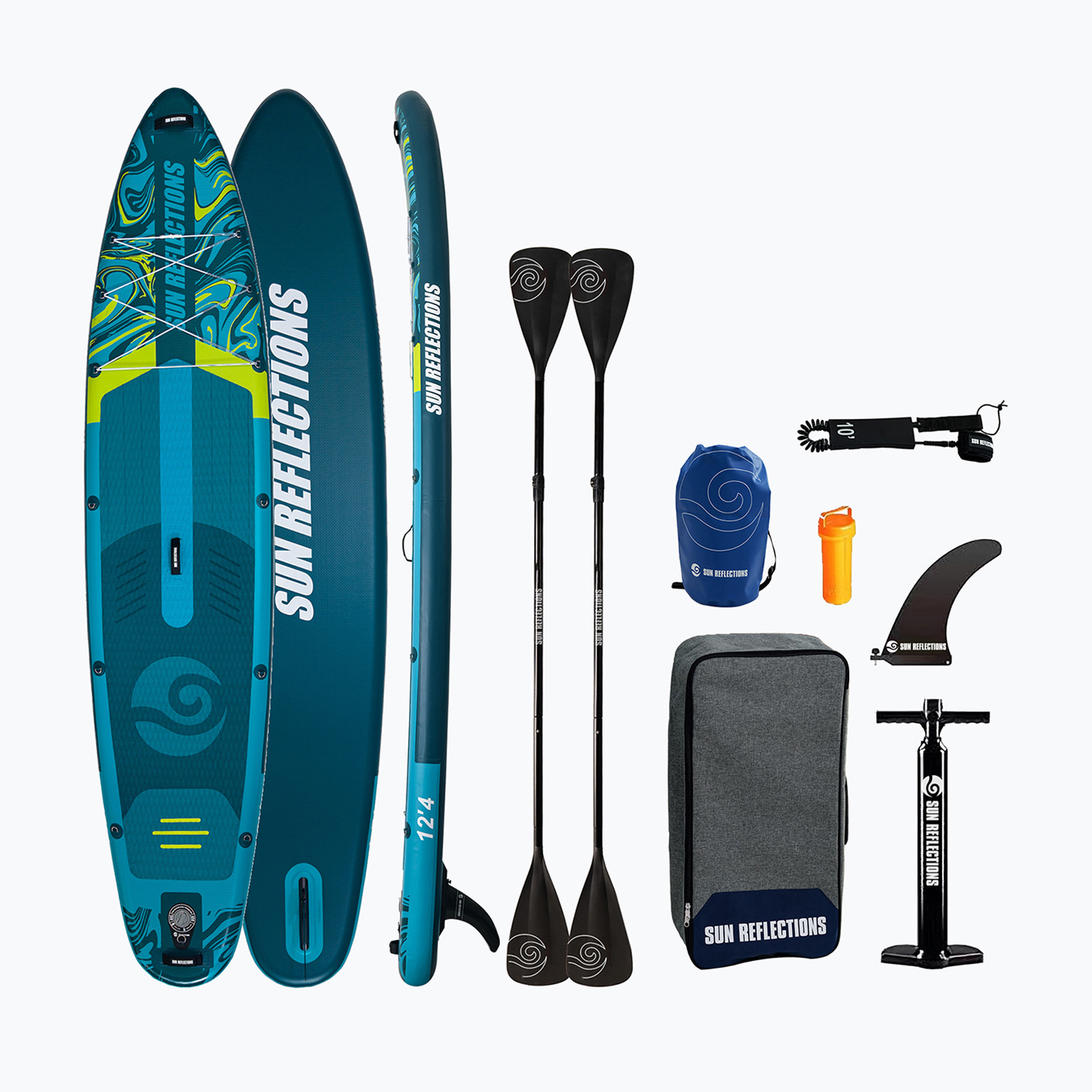 Zestaw deska SUP pompowana Sun Reflections Multi Minicombo 12'4
