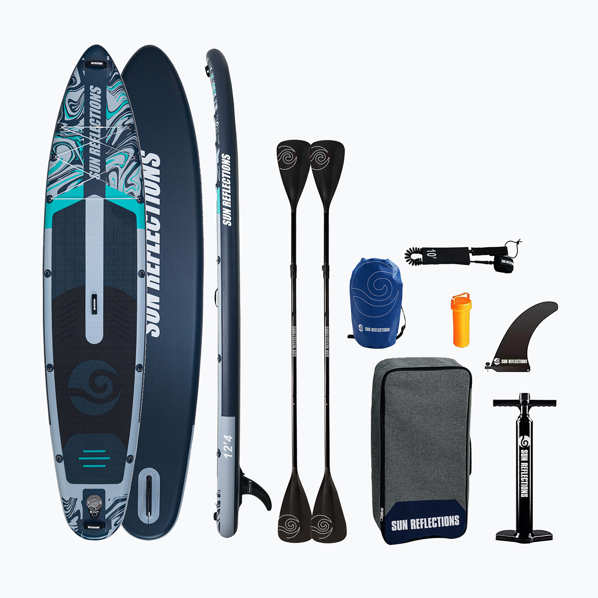 Zestaw deska SUP pompowana Sun Reflections Multi Minicombo 12'4