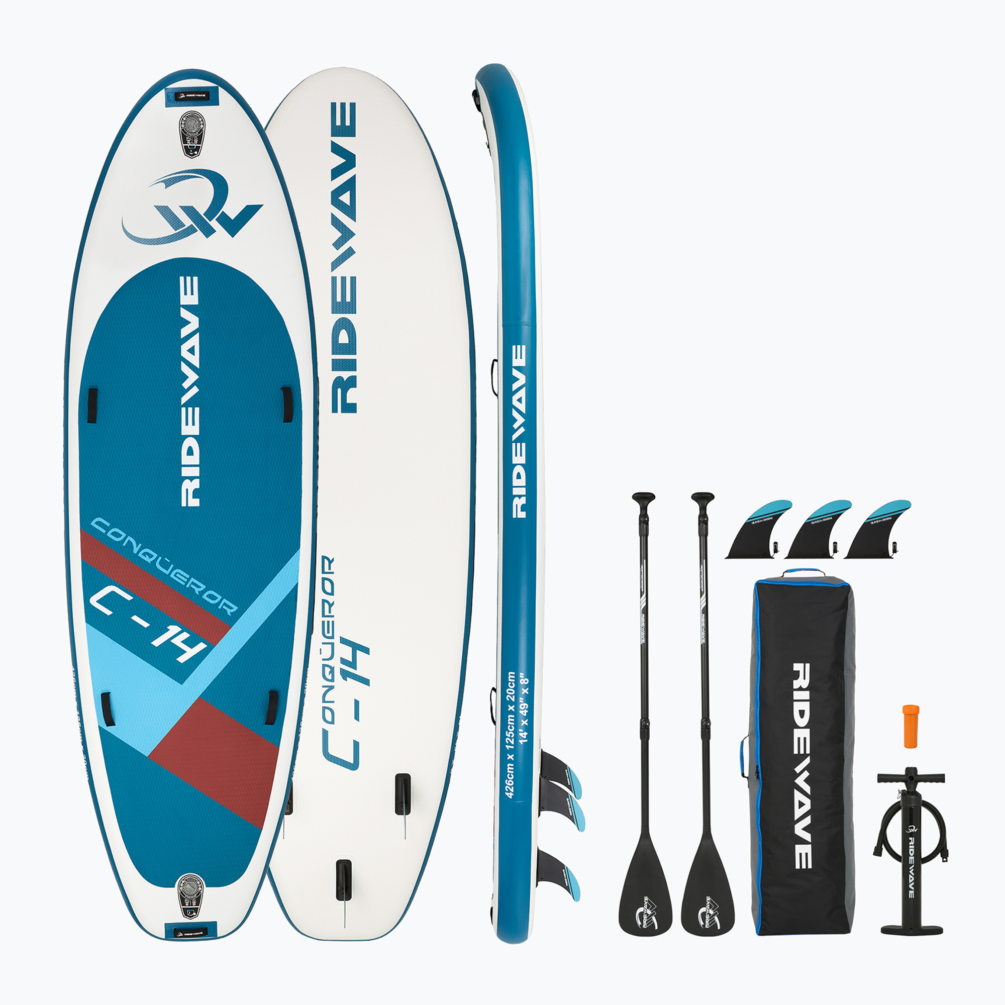 Deska SUP RIDEWAVE Conqueror C-14