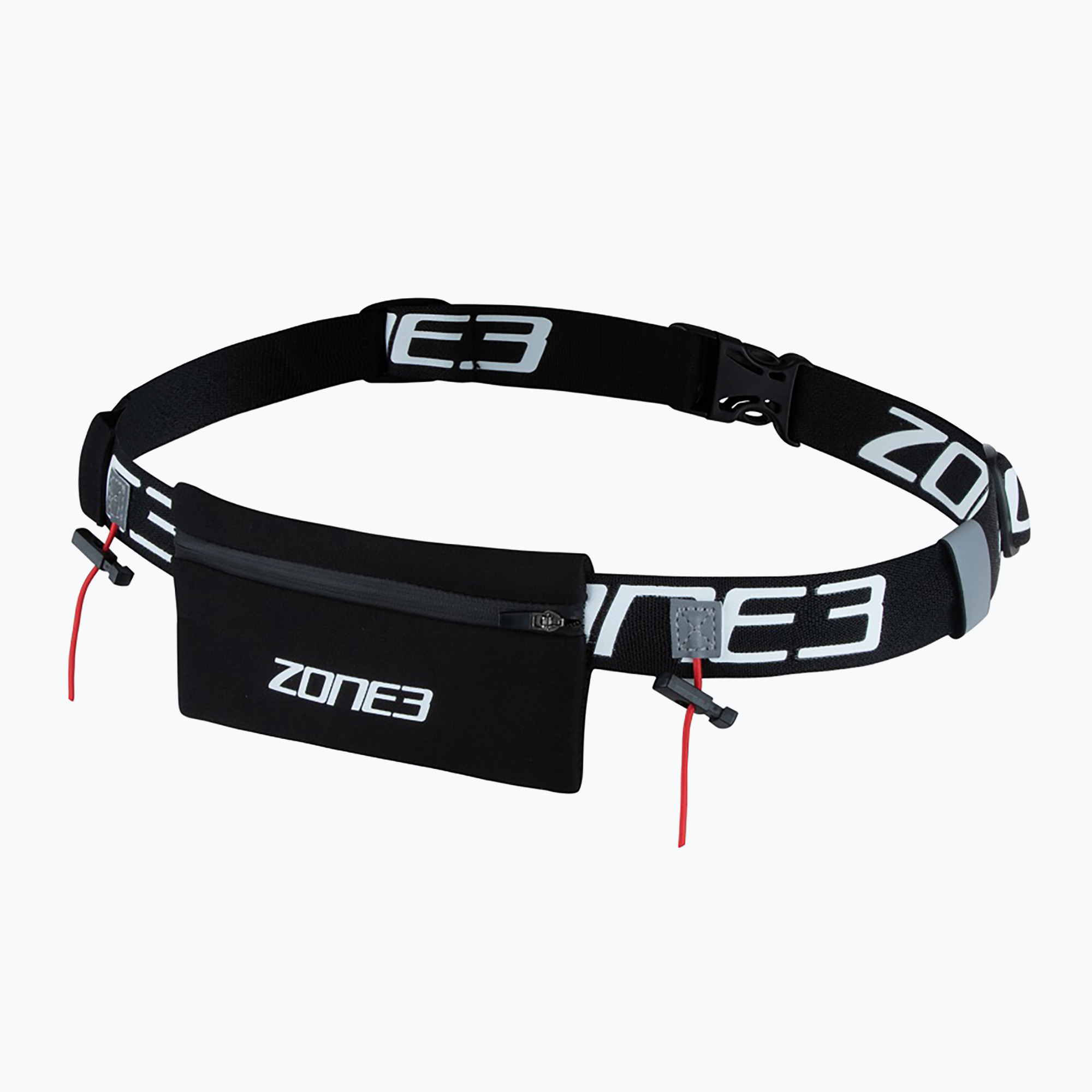 Колан за състезание ZONE3 Racebelt - Neoprene Pouch black/white