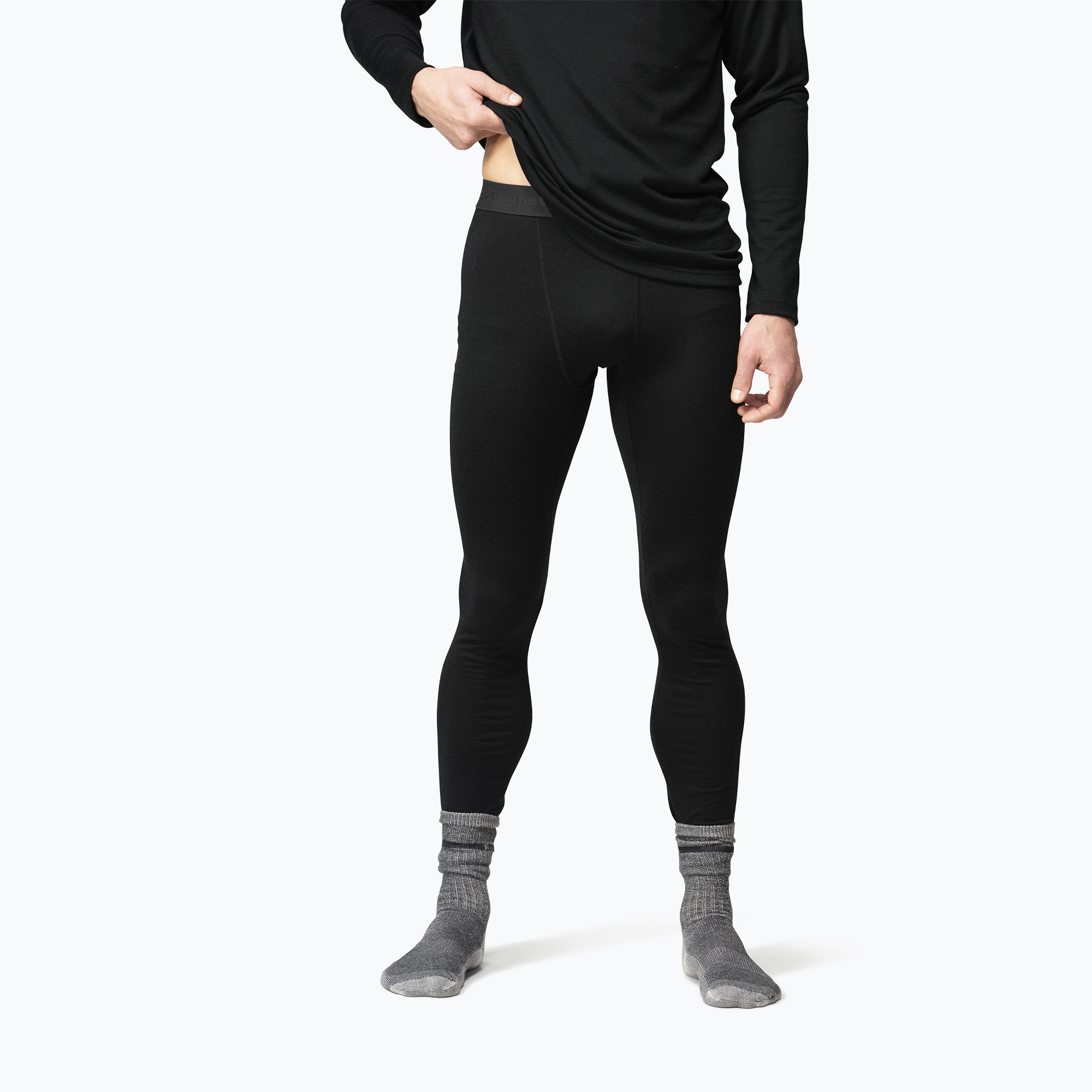 Мъжки термоактивни панталони Devold Breeze Plus Merino 200 Longs black