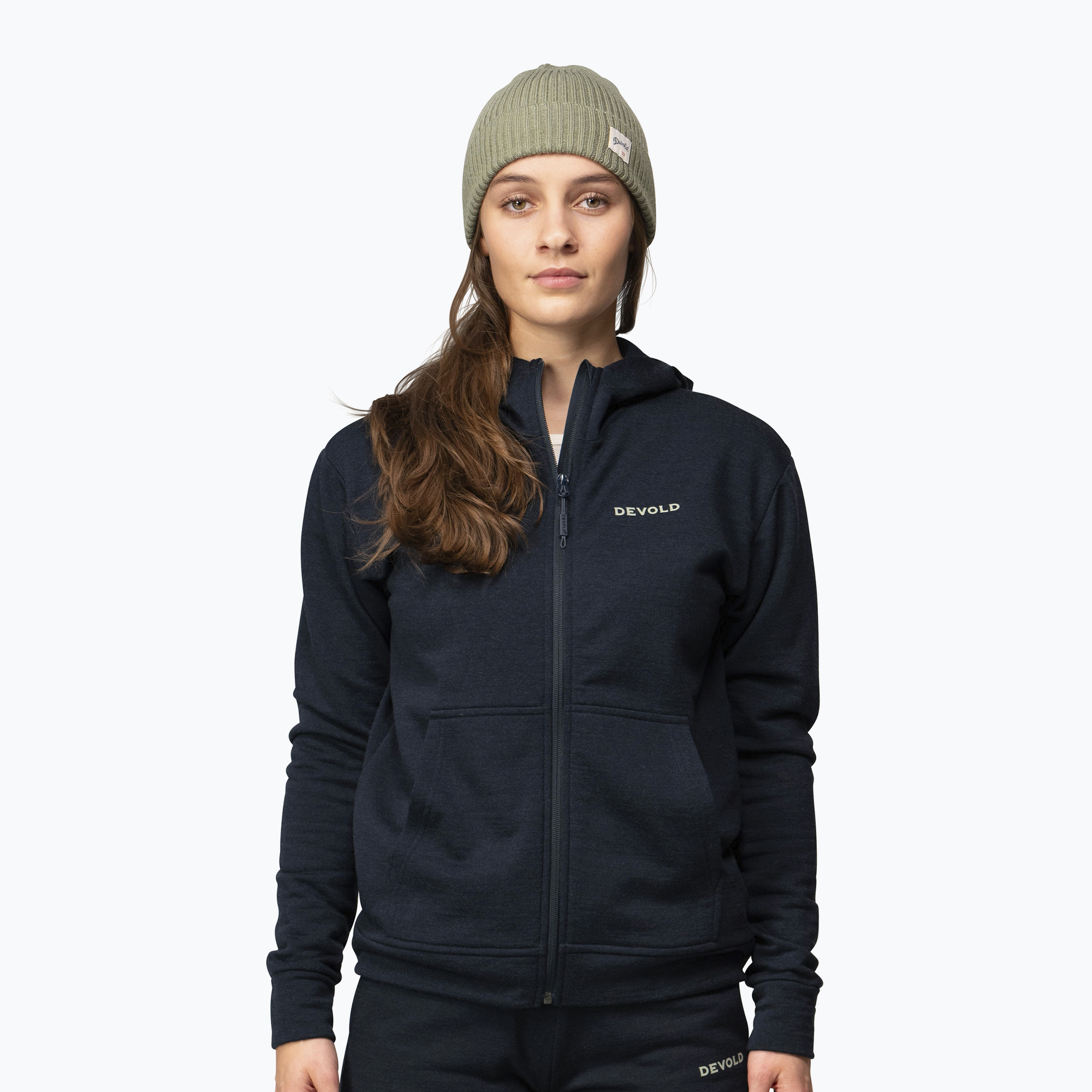 Дамски суитшърт Devold Everyday Zip Hoodie ink