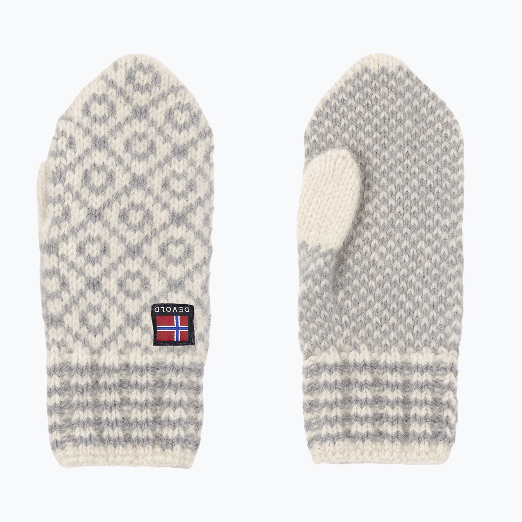 Mănuși Devold Svalbard Wool Mitten offwhite/grey