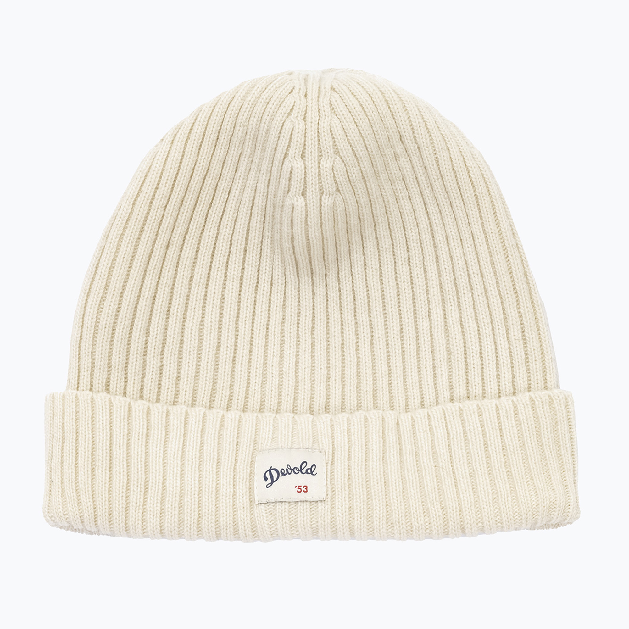 Зимна шапка Devold Archive Wool off white