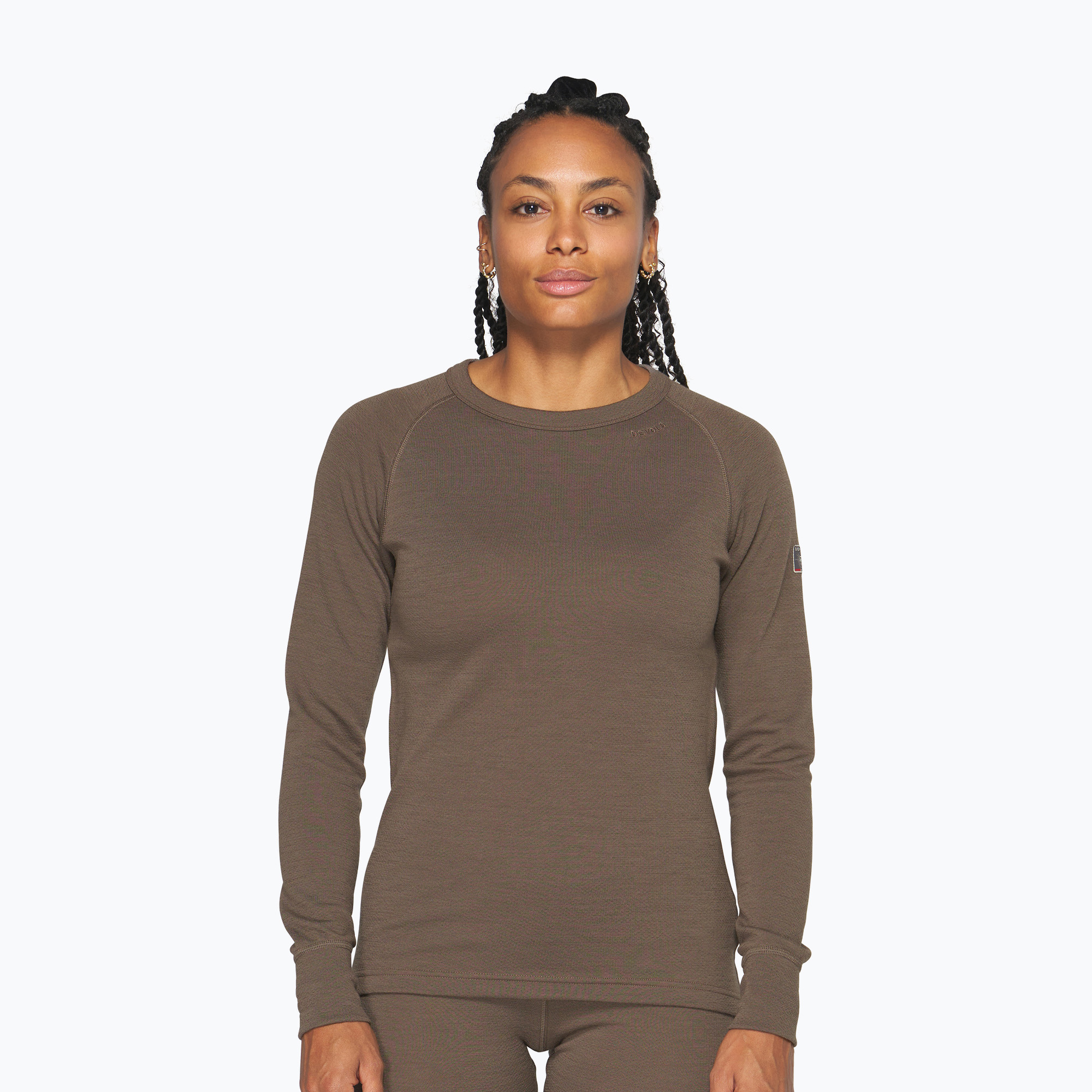 Дамски термоактивен суитшърт Devold Expedition Merino 235 tarmac