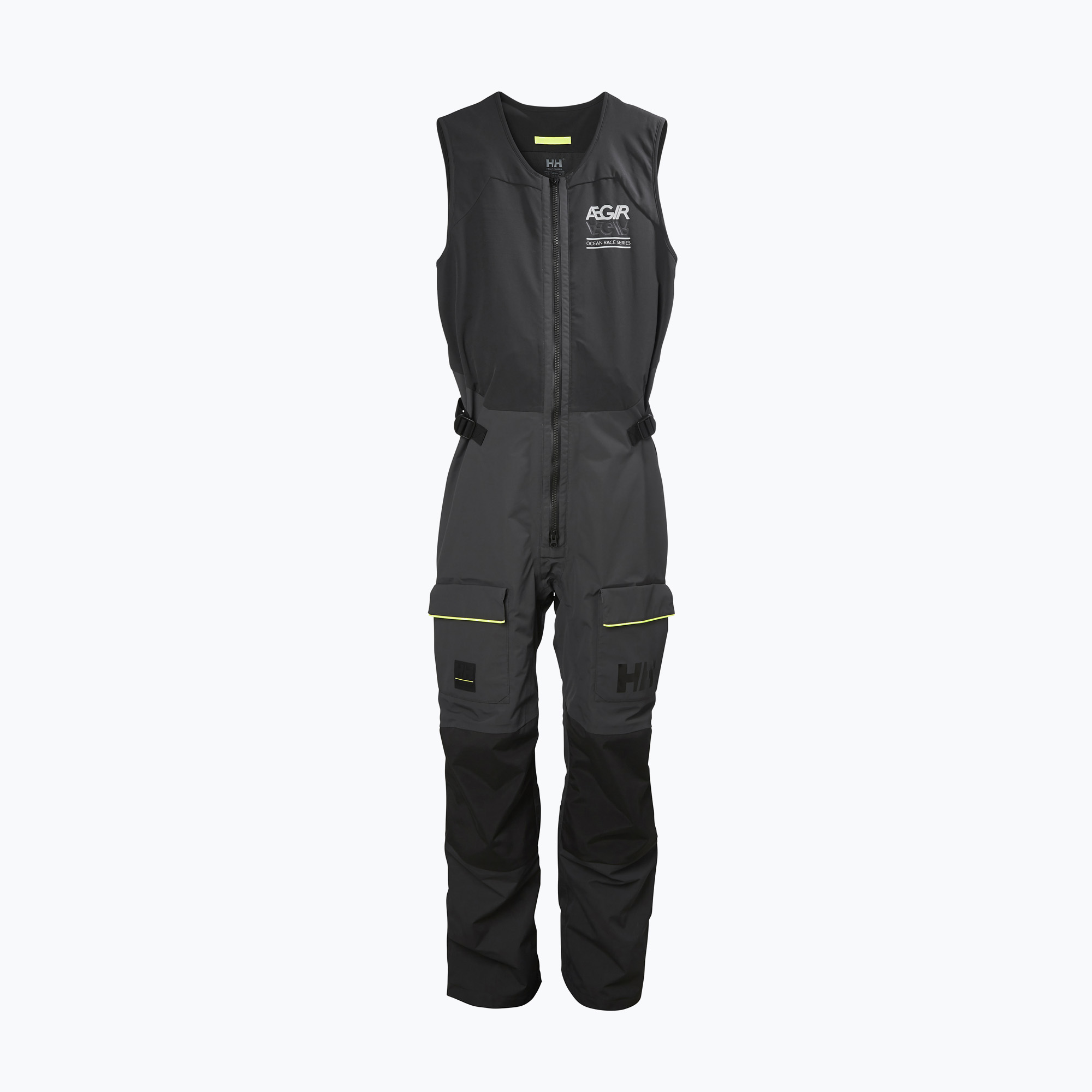 Kombinezon żeglarski męski Helly Hansen Aegir Race Salopette ebony 
