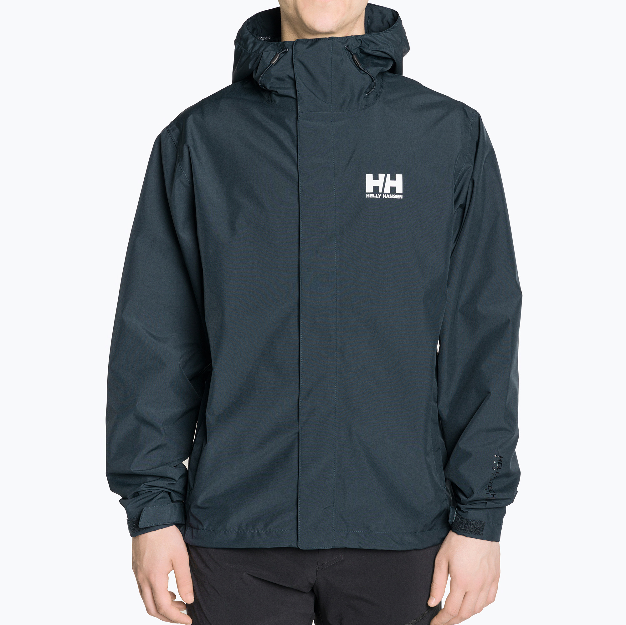 Kurtka przeciwdeszczowa męska Helly Hansen Seven J Rain navy 