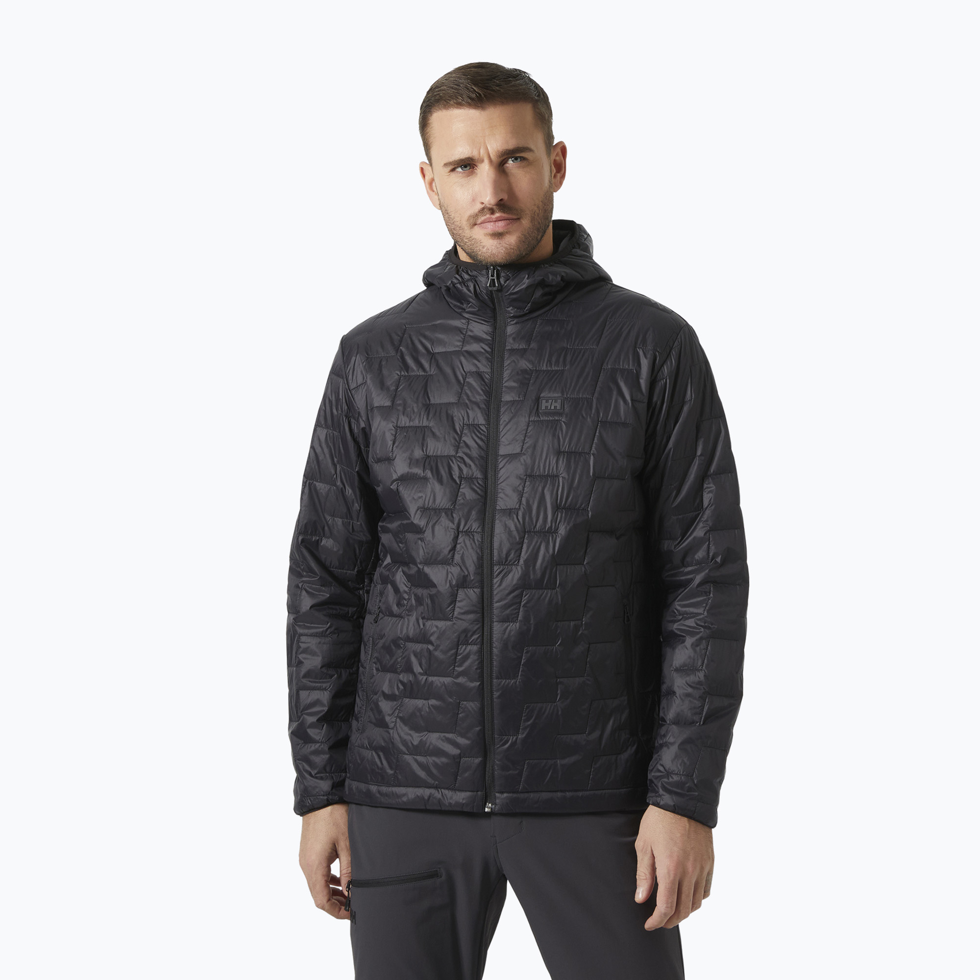 Kurtka hybrydowa męska Helly Hansen Lifaloft Hooded Insulator black matte 