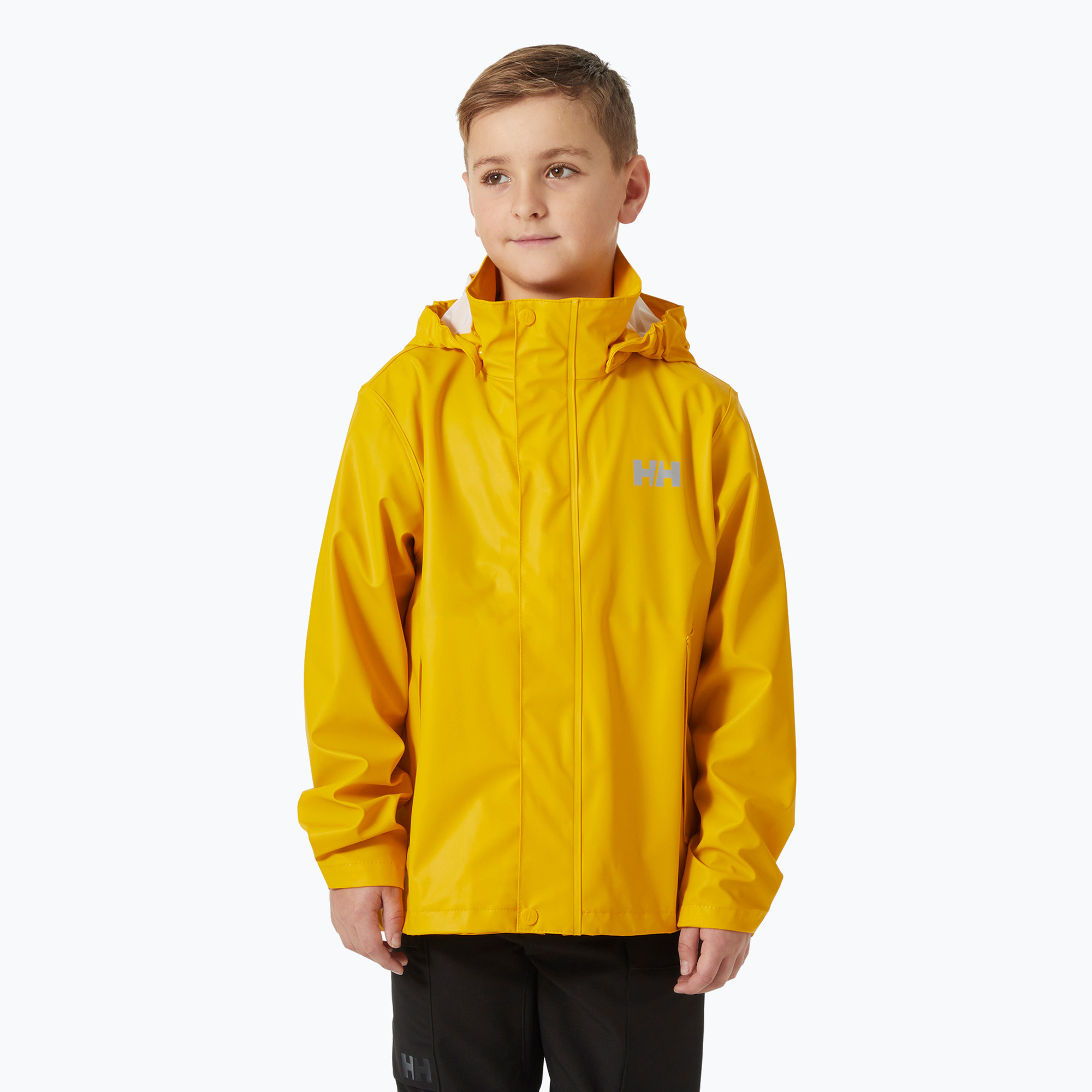 Kurtka żeglarska dziecięca Helly Hansen Moss essential yellow 