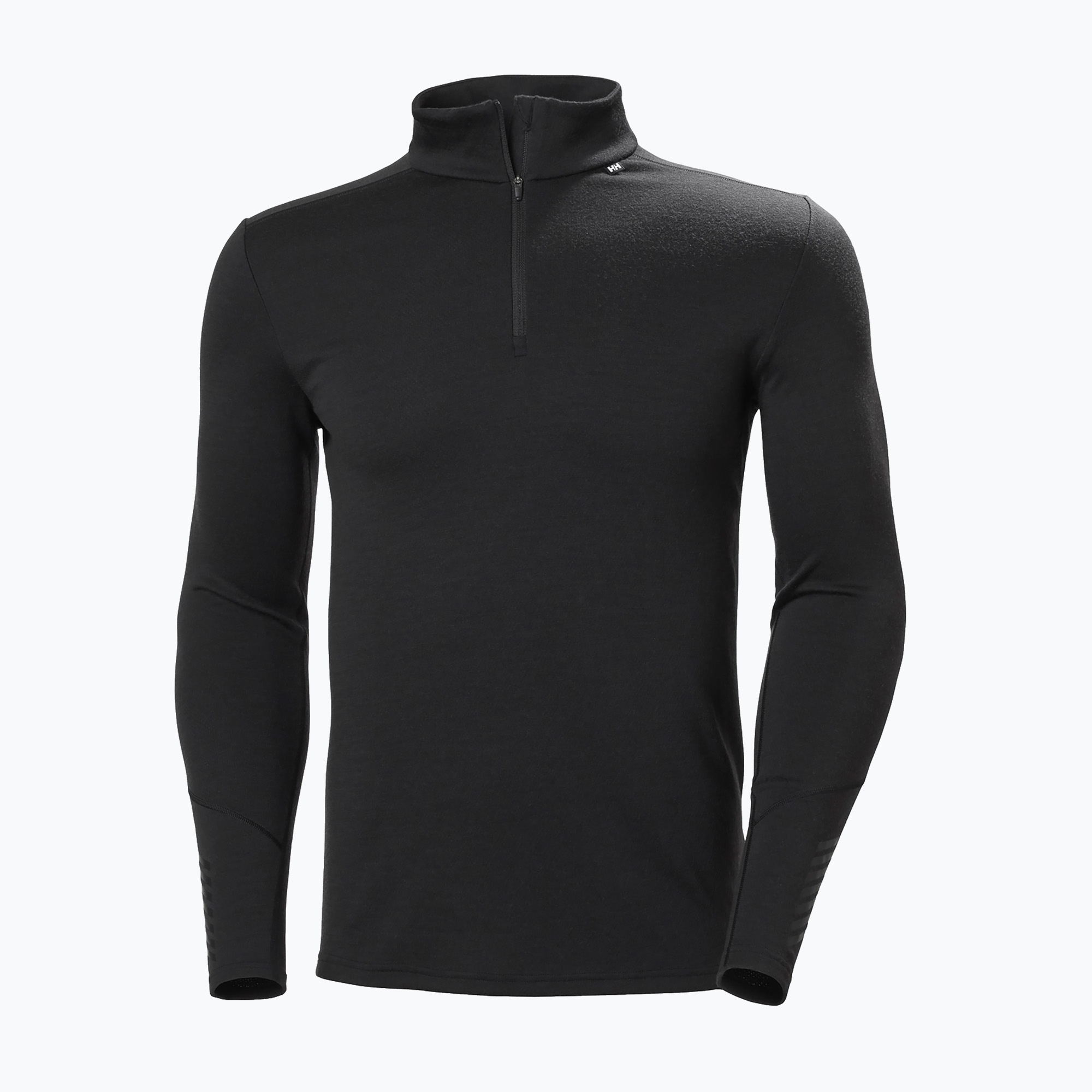 Bluză termoactivă pentru bărbați Helly Hansen Lifa Merino Midweight 1/2 Zip black