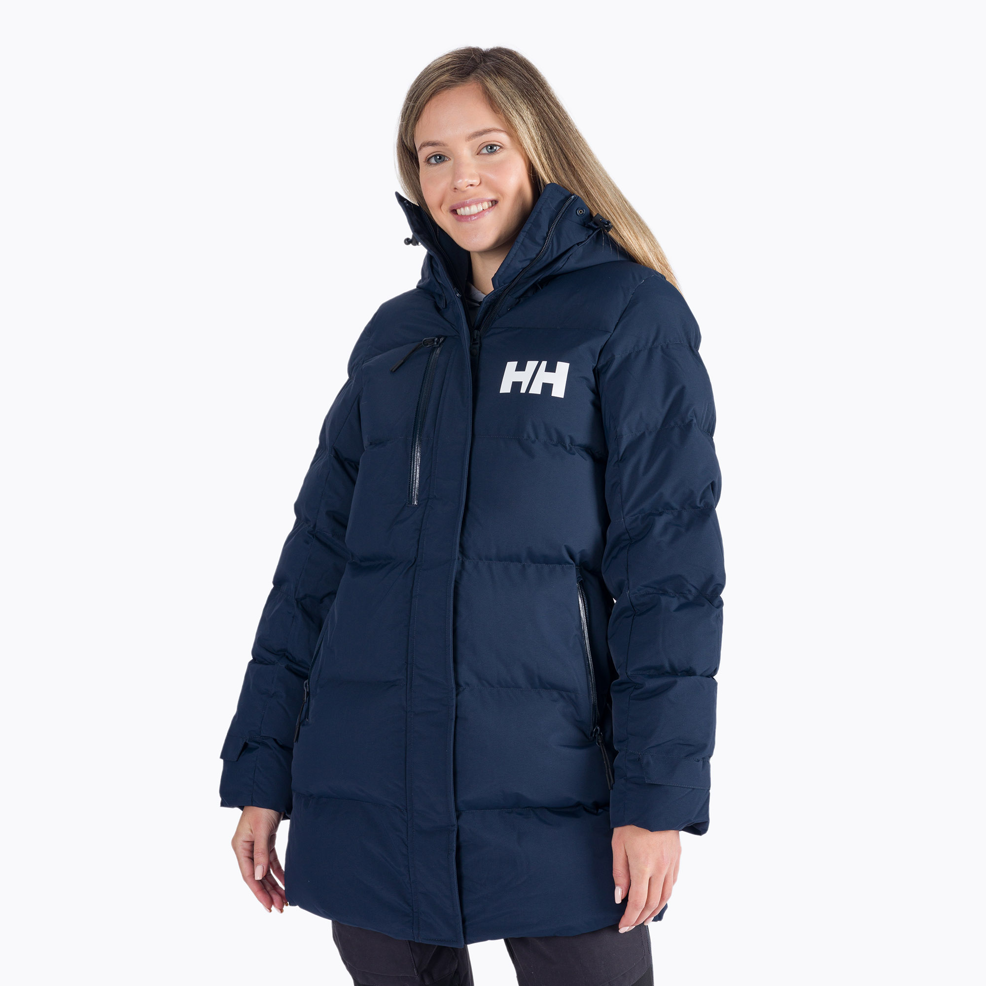 Women's down jacket Helly Hansen Adore Puffy Parka navy blue 53205_597 (S)