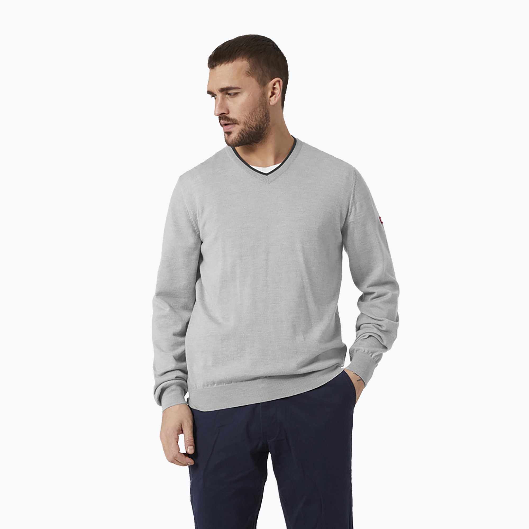 Sweter męski Helly Hansen Arctic Merino Sweater grey/melange 