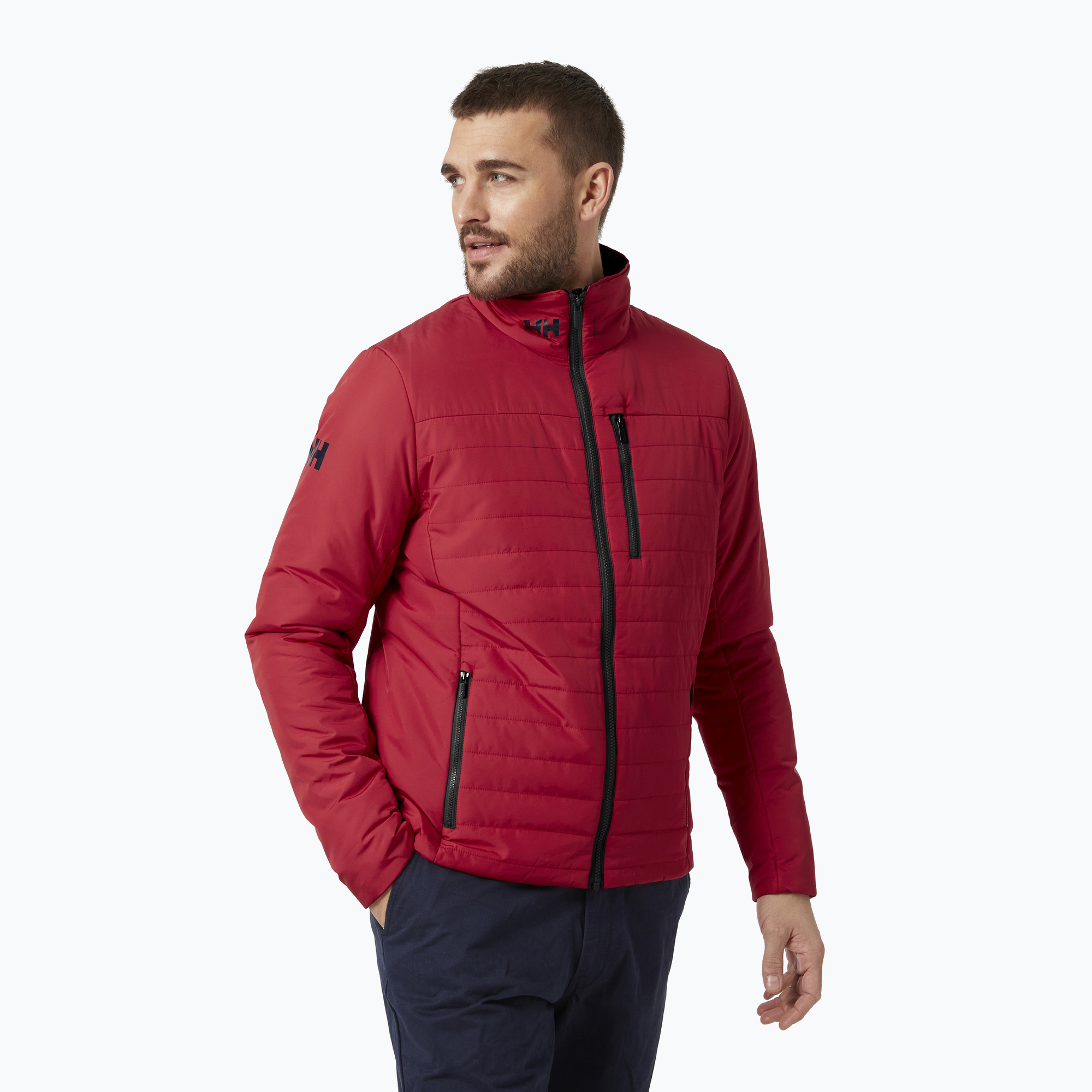 Kurtka żeglarska męska Helly Hansen Crew Insulator 2.0 red 